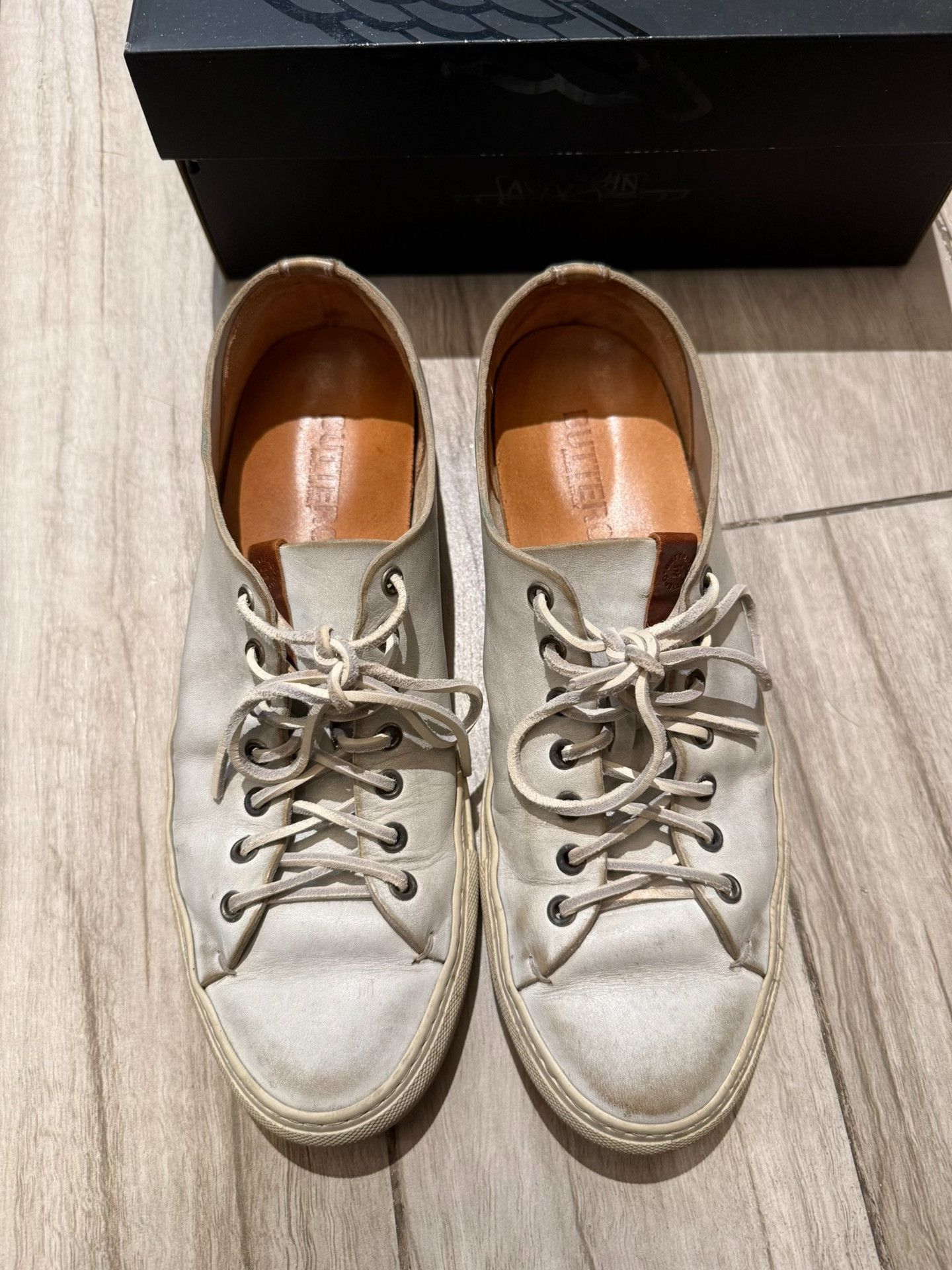 Buttero BUTTERO White Leather Casual Shoes Size US 8.5 / EU 41-42 - 6 Thumbnail