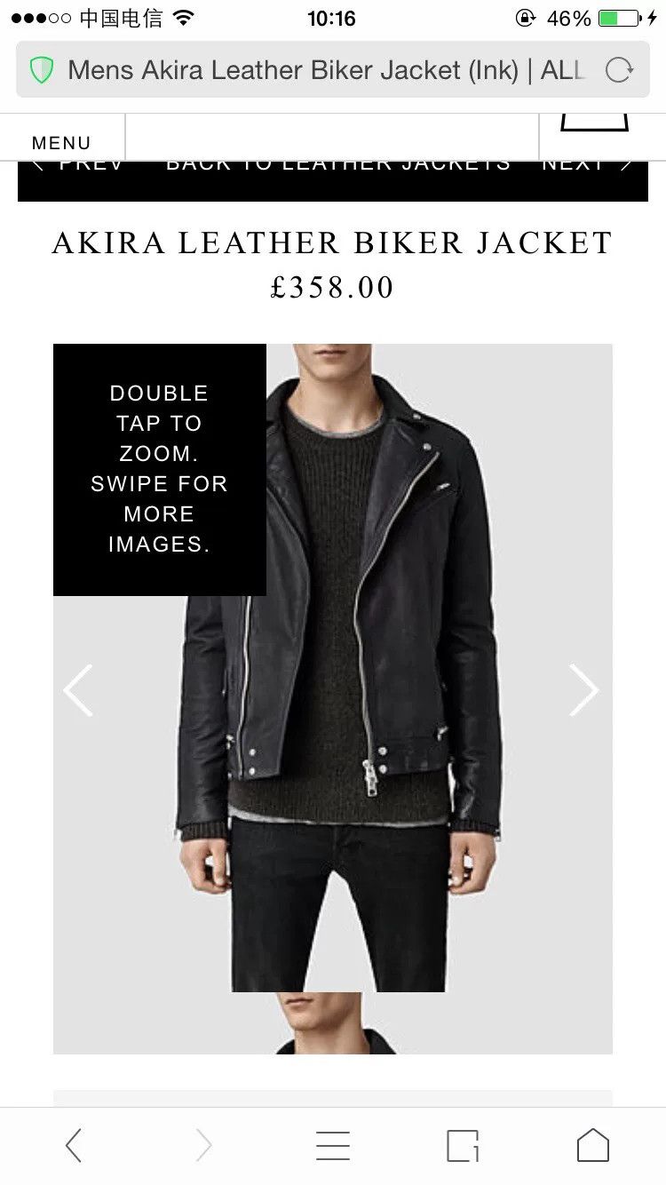 Allsaints All Saints Leather Biker Jacket Size US L / EU 52-54 / 3 - 7 Thumbnail