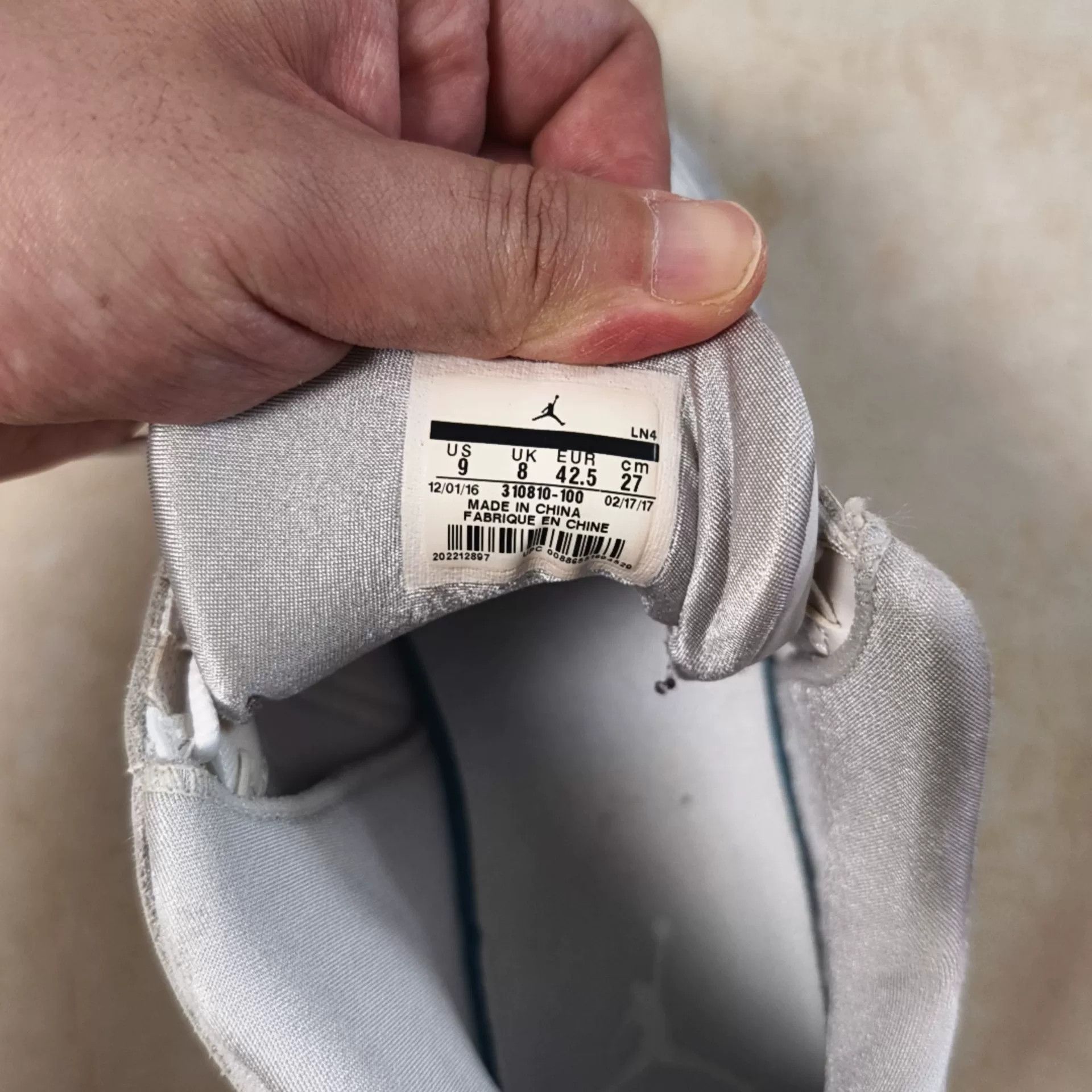 Jordan Brand Air Jordan 13 Retro Low Pure Platinum Size US 9.5 / EU 42-43 - 7 Thumbnail