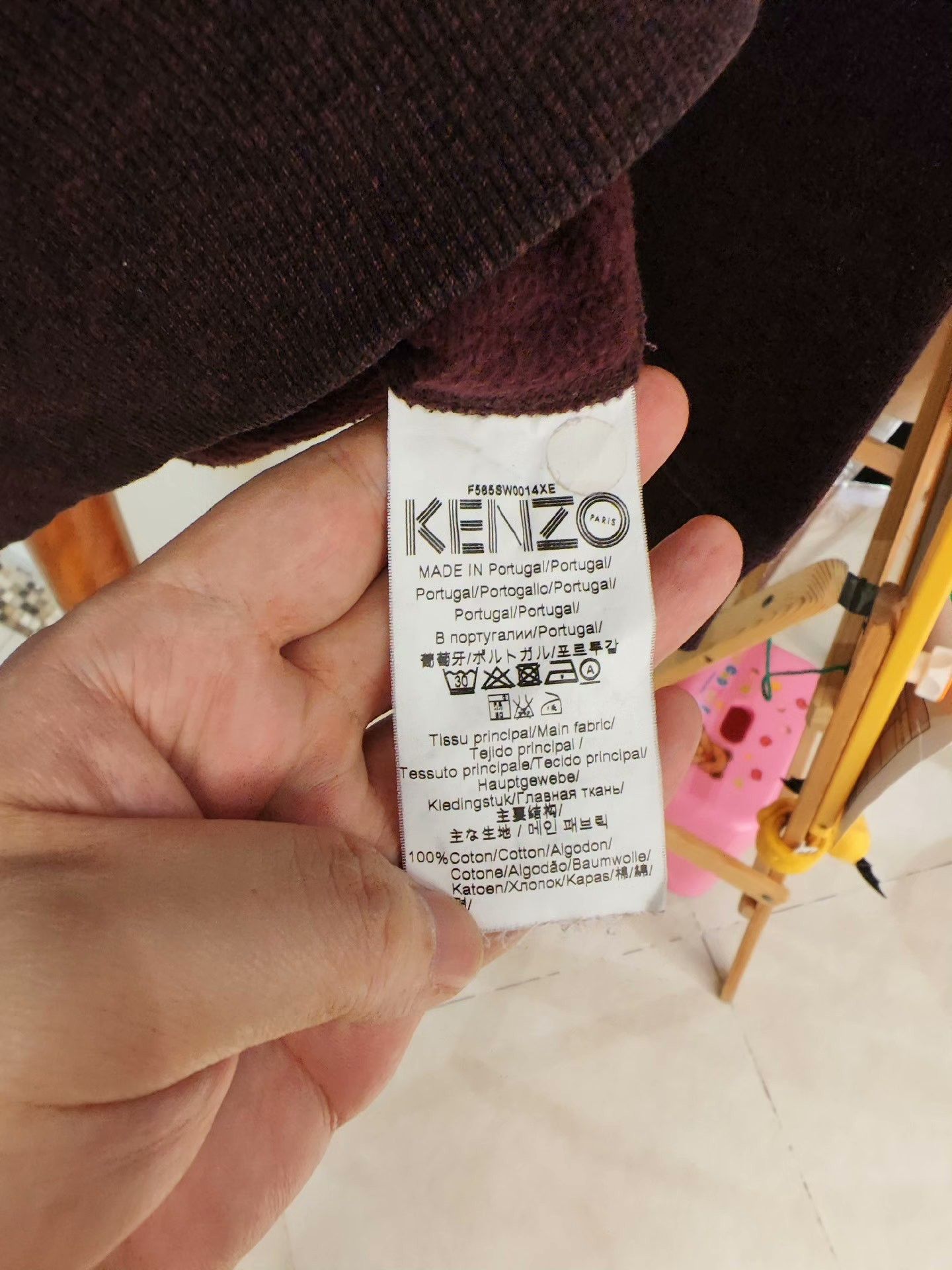 Kenzo Kenzo Classic Tiger Head Sweatshirt Size US S / EU 44-46 / 1 - 2 Thumbnail