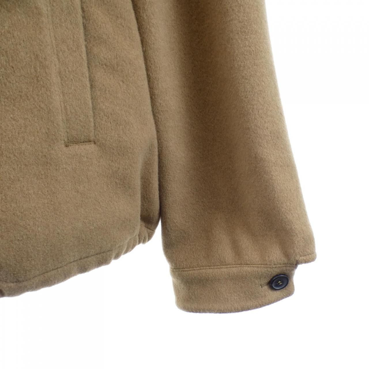 Prada Prada Prada Triangle Logo Camel Jacket Textile Outerwear SGC590 SOOO 15J6 DUTY FREE for USA Size ONE SIZE - 6 Thumbnail