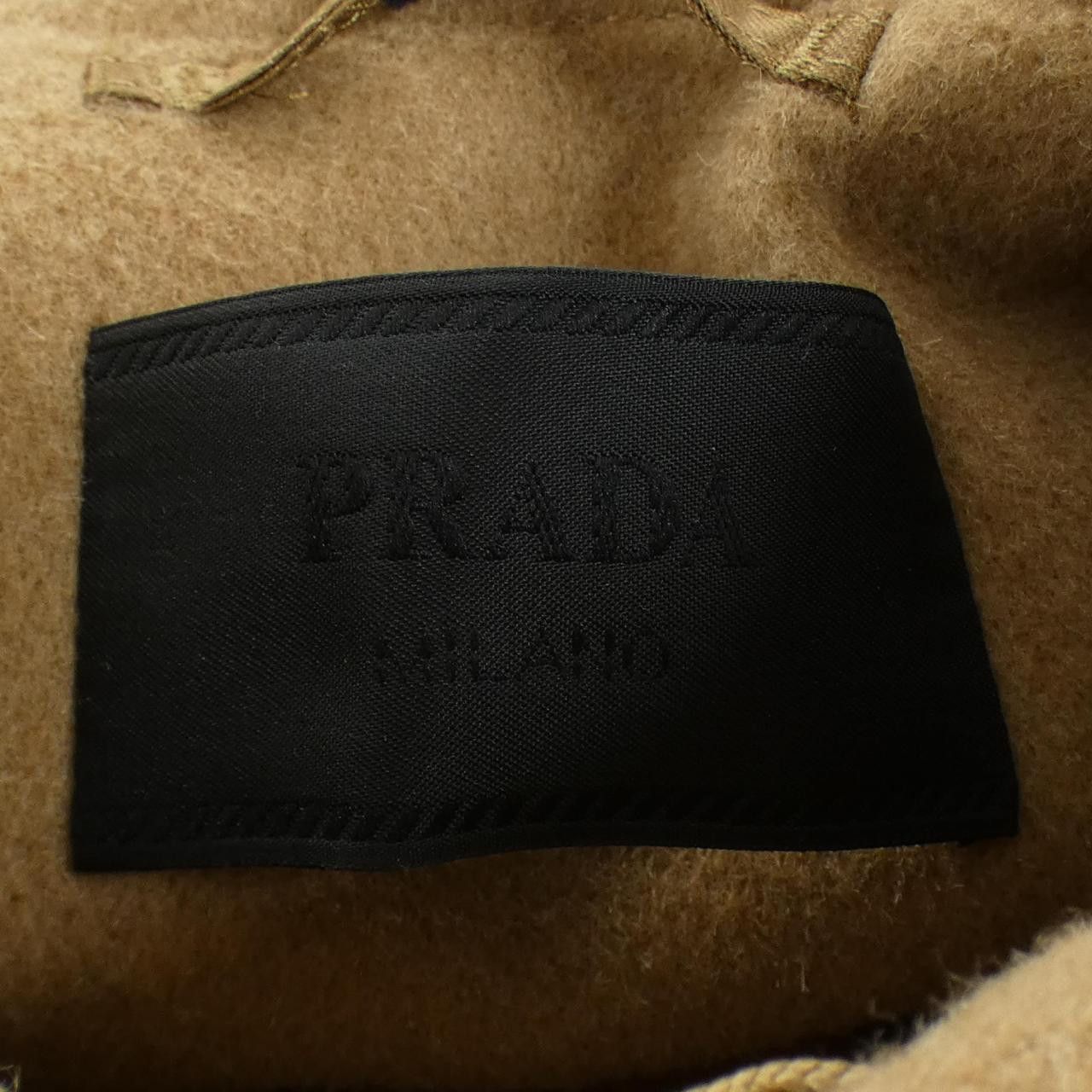 Prada Prada Prada Triangle Logo Camel Jacket Textile Outerwear SGC590 SOOO 15J6 DUTY FREE for USA Size ONE SIZE - 4 Thumbnail