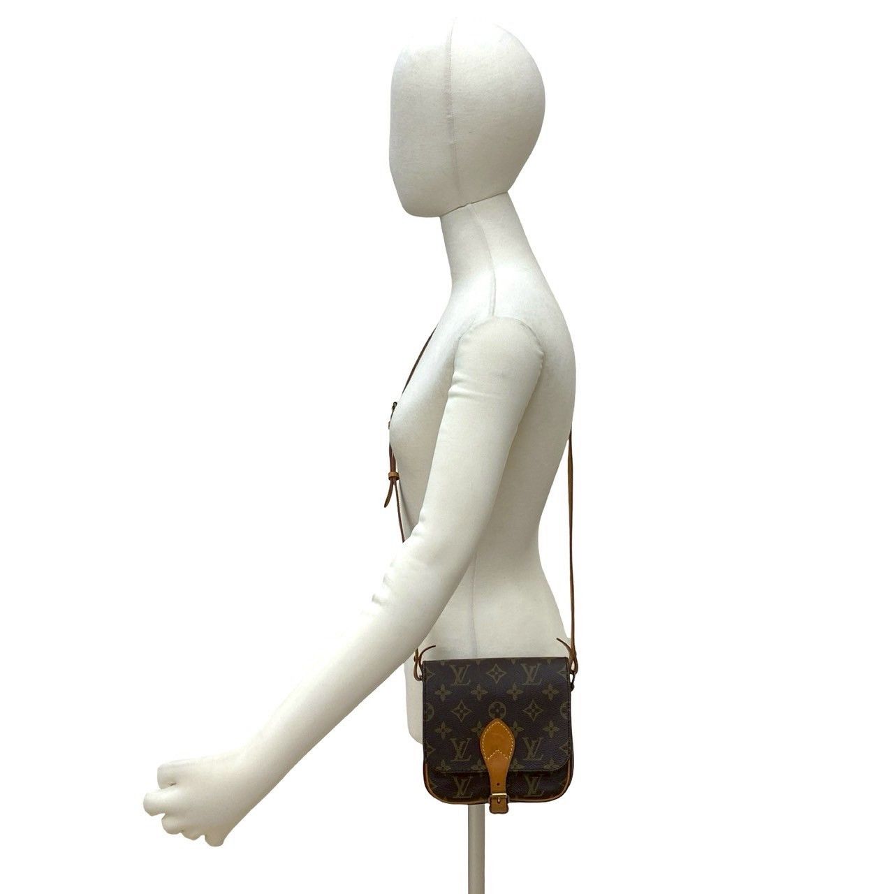 Louis Vuitton Louis Vuitton Louis Vuitton Saint Cloud Monogram Leather Shoulder Bag Textile Shoulder Bag DUTY FREE for USA Size ONE SIZE - 3 Thumbnail