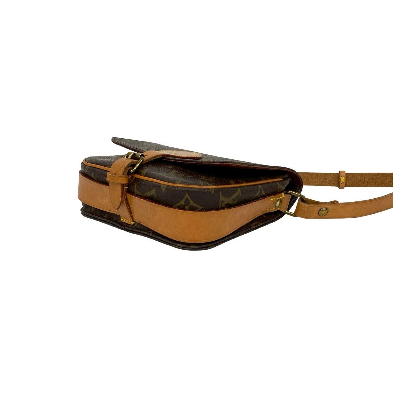 Louis Vuitton Louis Vuitton Louis Vuitton Saint Cloud Monogram Leather Shoulder Bag Textile Shoulder Bag DUTY FREE for USA Size ONE SIZE - 9 Thumbnail