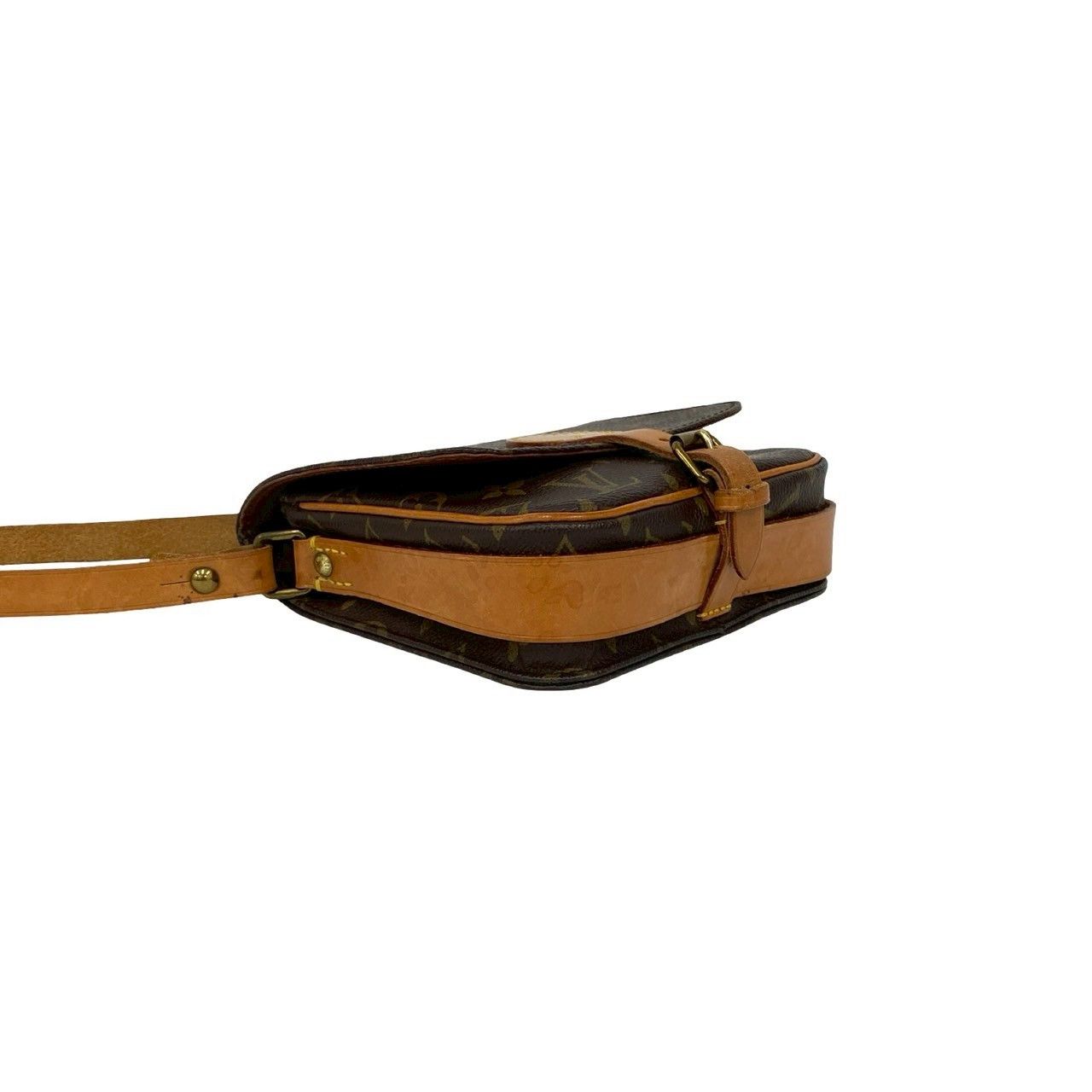 Louis Vuitton Louis Vuitton Louis Vuitton Saint Cloud Monogram Leather Shoulder Bag Textile Shoulder Bag DUTY FREE for USA Size ONE SIZE - 8 Thumbnail
