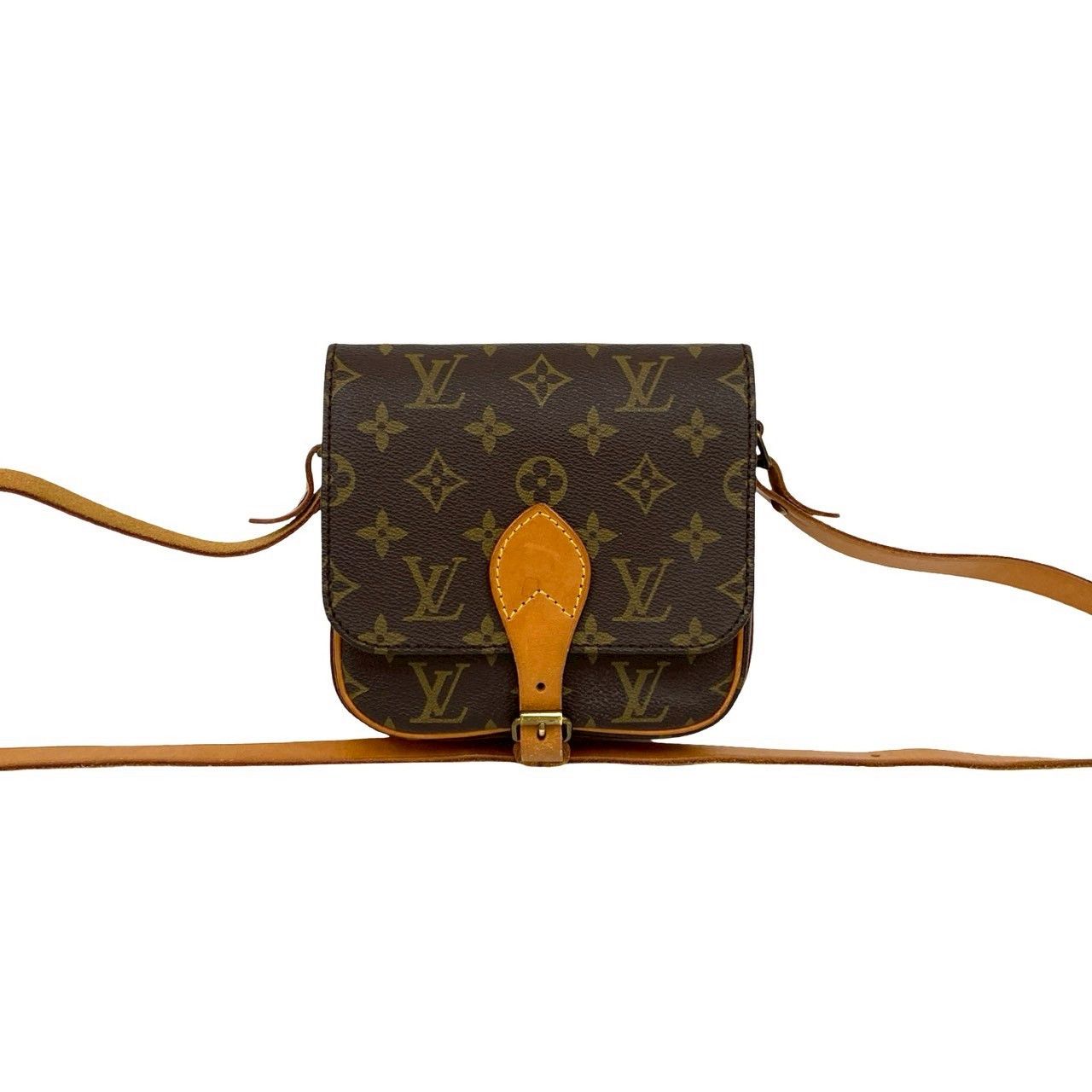 Louis Vuitton Louis Vuitton Louis Vuitton Saint Cloud Monogram Leather Shoulder Bag Textile Shoulder Bag DUTY FREE for USA Size ONE SIZE - 2 Thumbnail