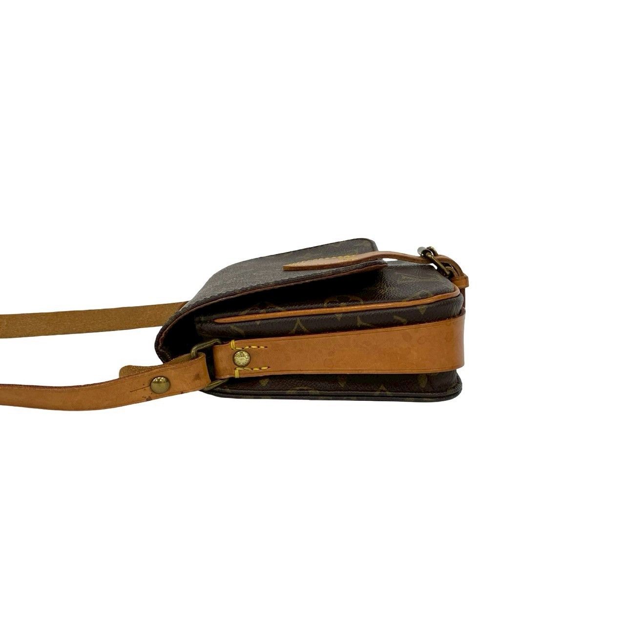 Louis Vuitton Louis Vuitton Louis Vuitton Saint Cloud Monogram Leather Shoulder Bag Textile Shoulder Bag DUTY FREE for USA Size ONE SIZE - 6 Thumbnail