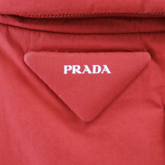 Prada Prada Prada Triangle Logo 100% Cotton Down Jacket Textile Outerwear DUTY FREE for USA Size ONE SIZE - 11 Thumbnail