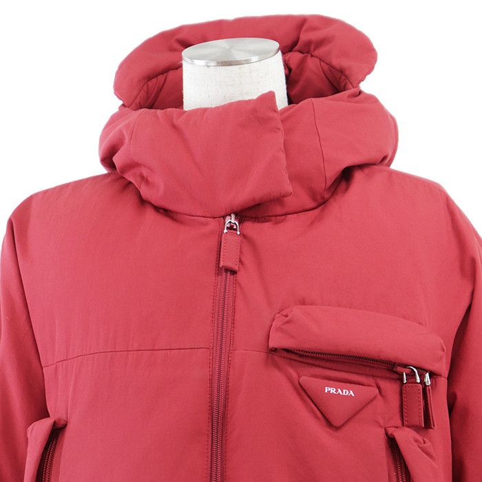 Prada Prada Prada Triangle Logo 100% Cotton Down Jacket Textile Outerwear DUTY FREE for USA Size ONE SIZE - 15 Thumbnail