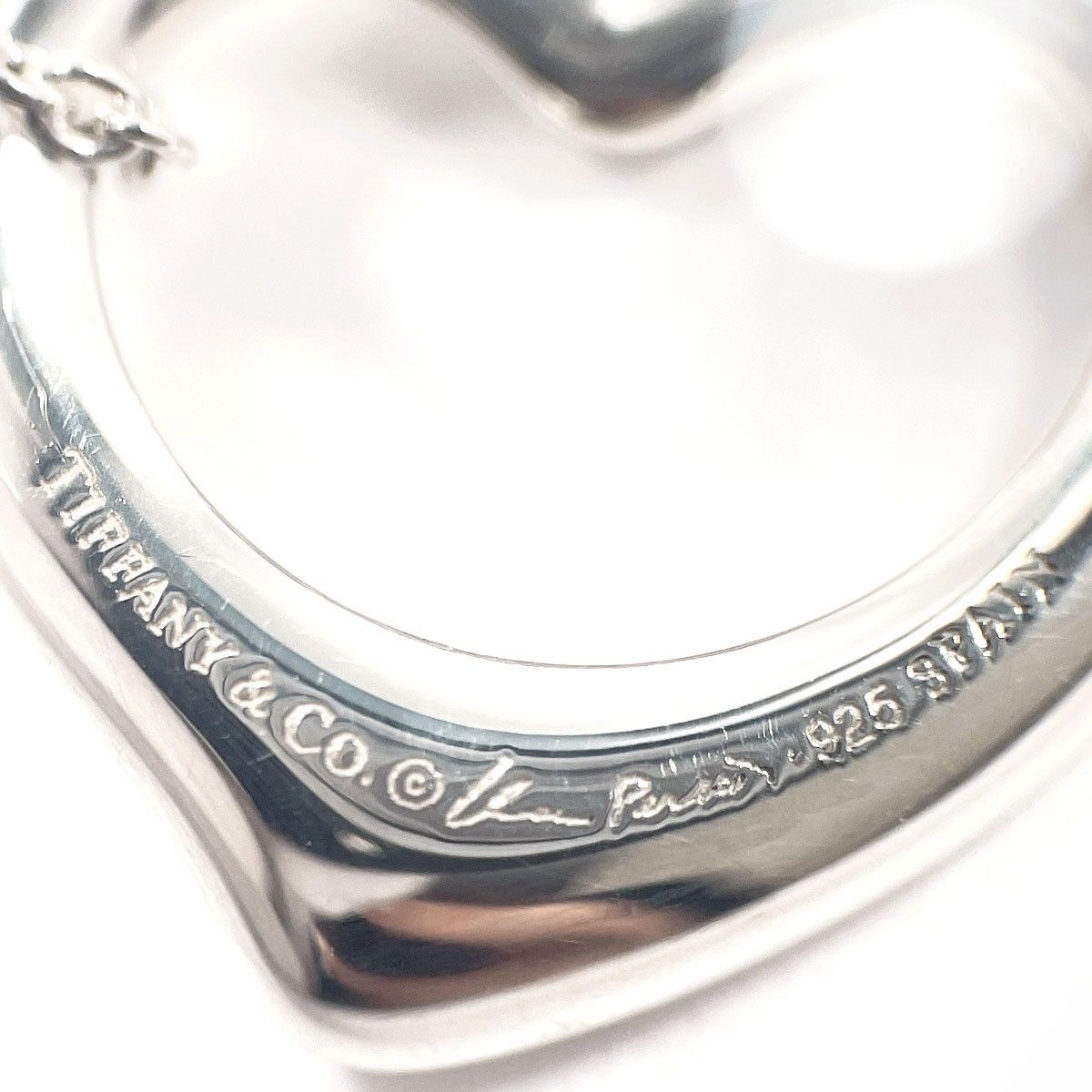 Tiffany & Co. Tiffany & Co. Tiffany&Co. Open Heart Elsa Peretti Silver 925 Necklace Precious Metal Necklace DUTY FREE for USA Size ONE SIZE - 5 Thumbnail