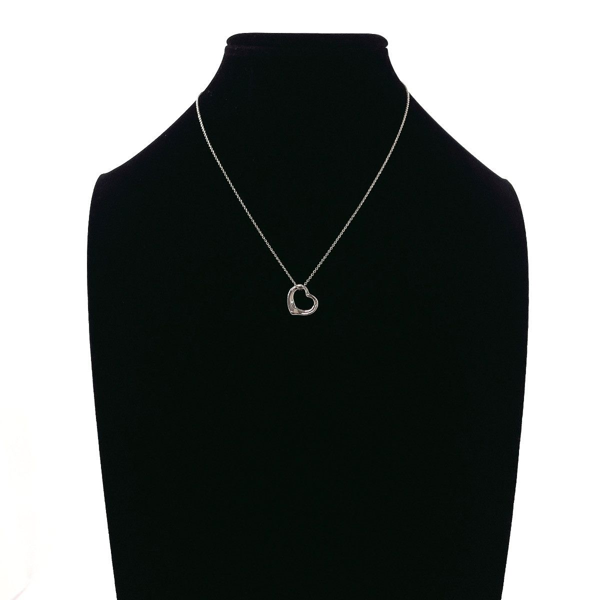 Tiffany & Co. Tiffany & Co. Tiffany&Co. Open Heart Elsa Peretti Silver 925 Necklace Precious Metal Necklace DUTY FREE for USA Size ONE SIZE - 8 Thumbnail