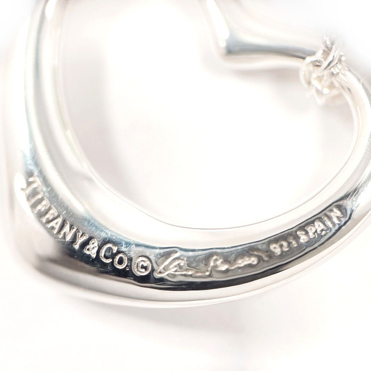 Tiffany & Co. Tiffany & Co. TIFFANY&Co. Elsa Peretti Open Heart Silver 925 Pendant Precious Metal Necklace DUTY FREE for USA Size ONE SIZE - 10 Thumbnail