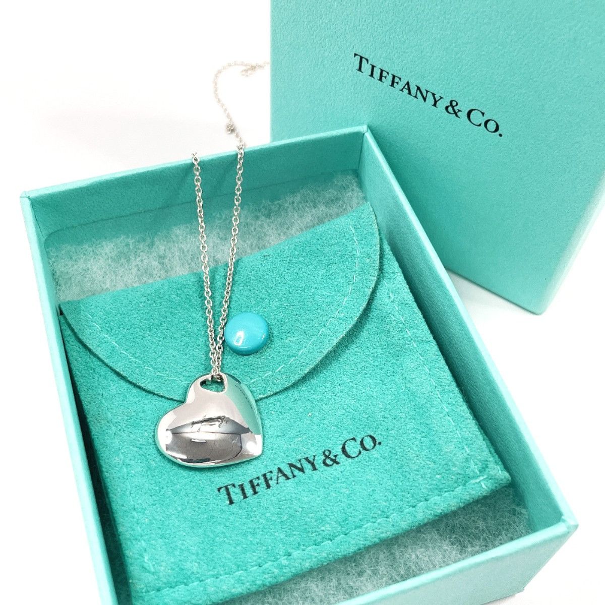 Tiffany & Co. Tiffany & Co. Tiffany&Co. 2 Heart Silver925 Pendant Top Precious Metal Necklace 2Heart DUTY FREE for USA Size ONE SIZE - 4 Thumbnail