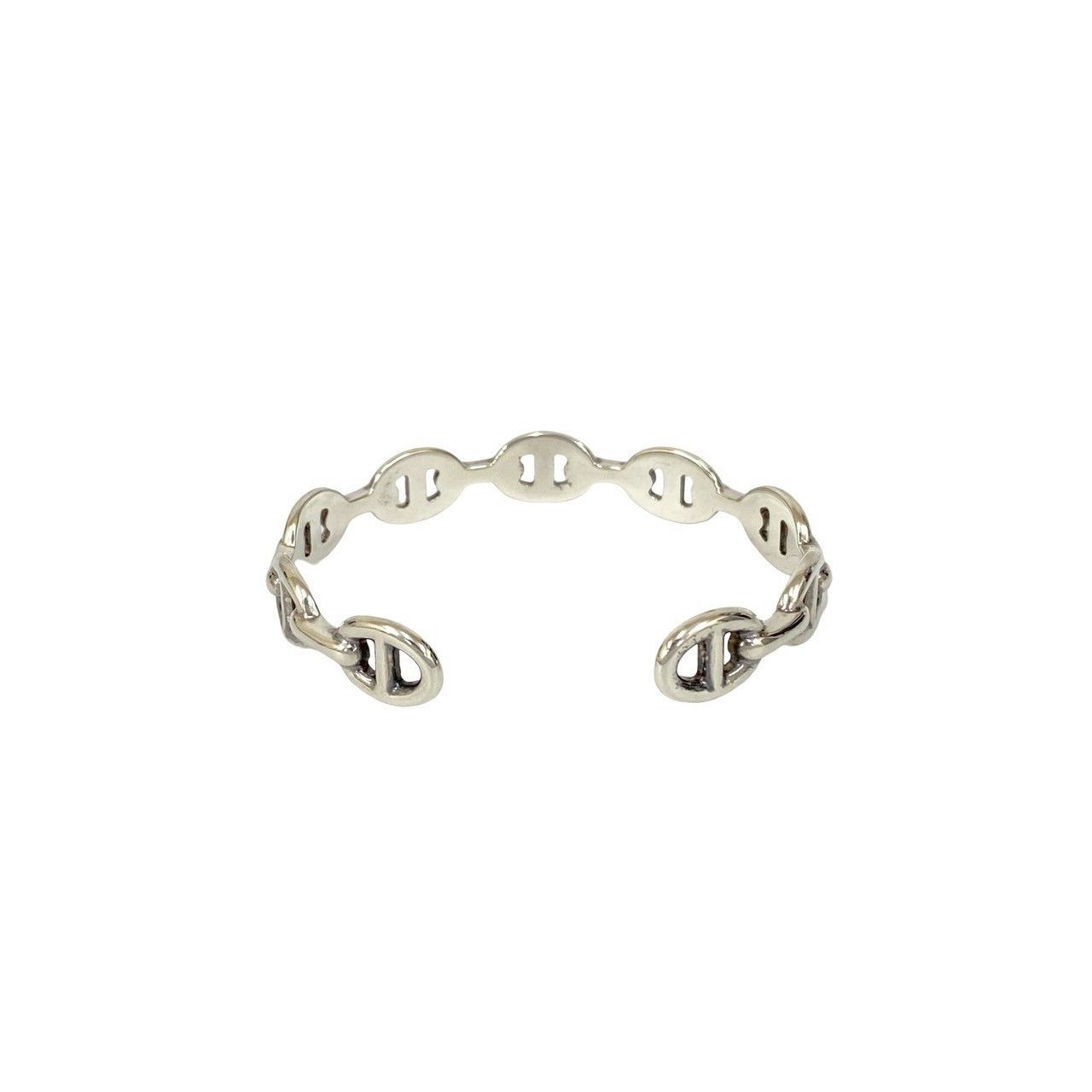 Hermes Hermes Hermès ANCHENE Silver925 Bracelet Size 17 Precious Metal Bangle DUTY FREE for USA Size ONE SIZE - 7 Thumbnail