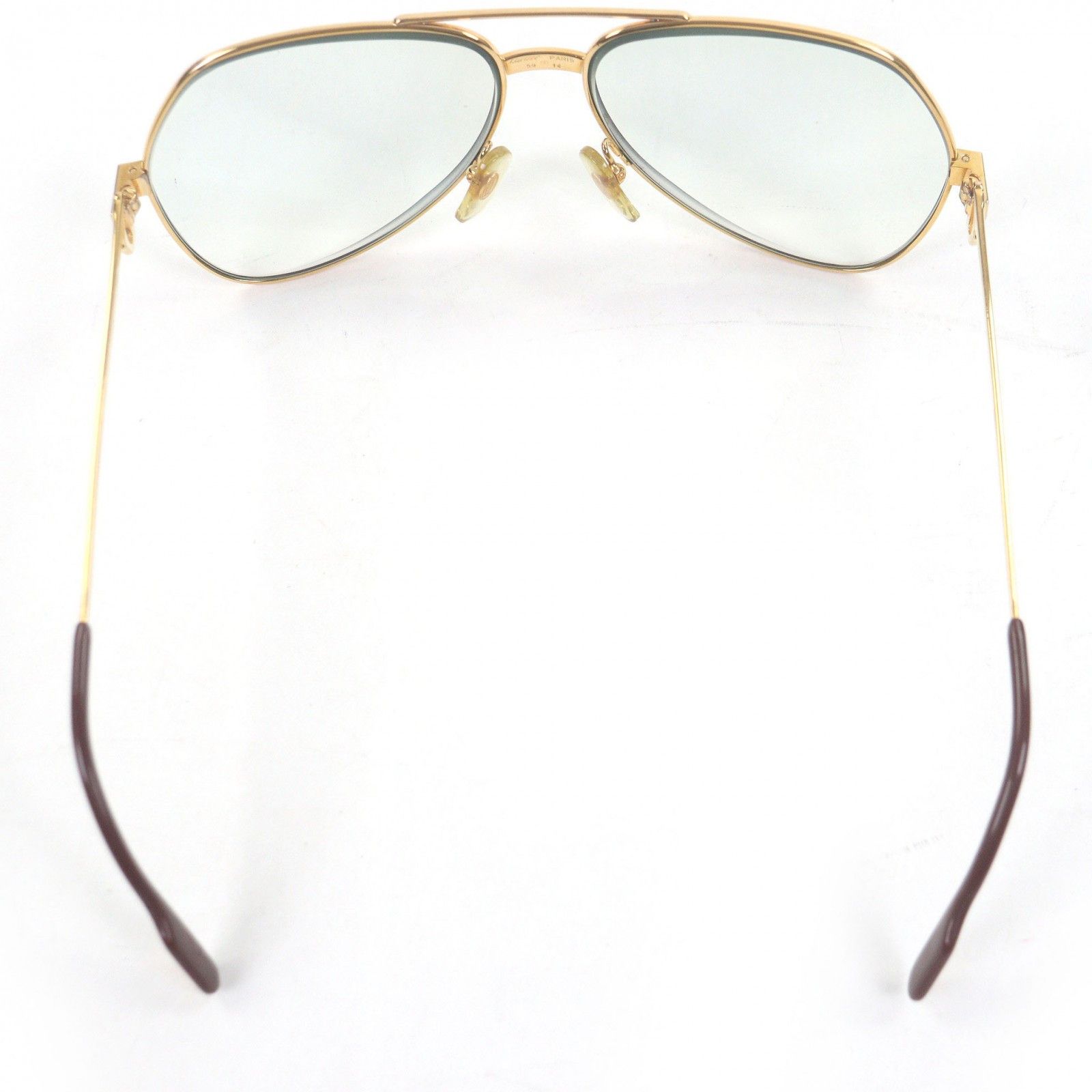 Cartier Cartier Cartier Santos de Cartier Glasses Metal Glasses DUTY FREE for USA Size ONE SIZE - 5 Thumbnail