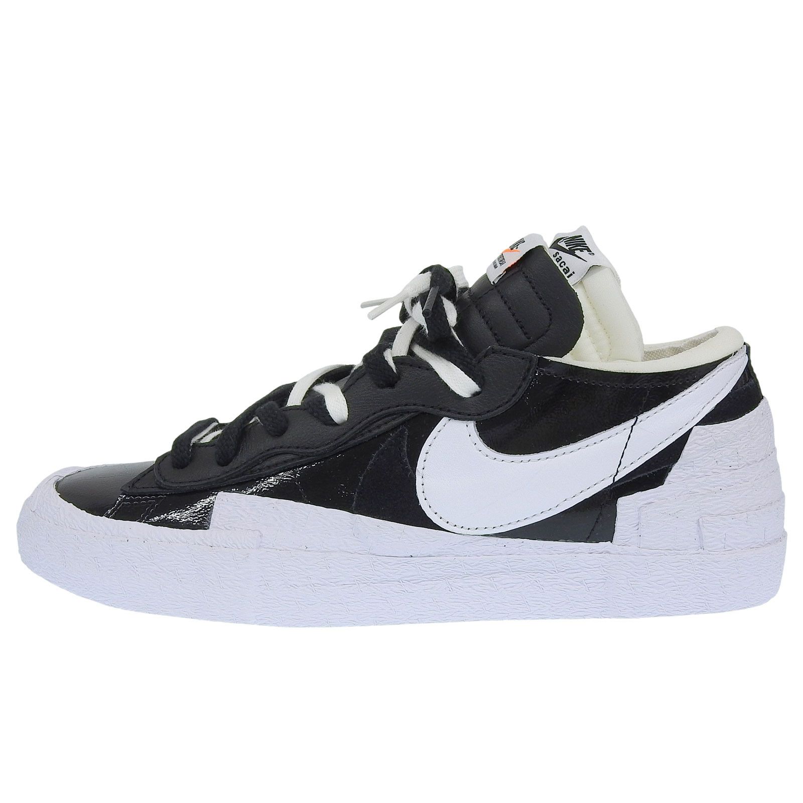 Sacai Sacai Sacai×NIKE BLAZER LOW Leather Sneakers Leather Shoes DM6443-001 DUTY FREE for USA Size ONE SIZE - 3 Thumbnail