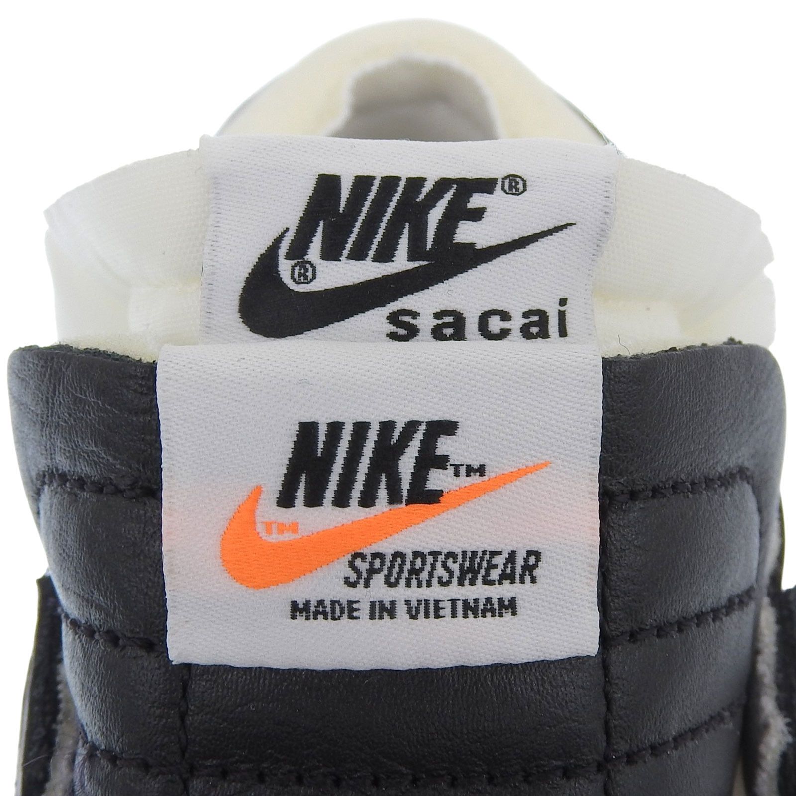 Sacai Sacai Sacai×NIKE BLAZER LOW Leather Sneakers Leather Shoes DM6443-001 DUTY FREE for USA Size ONE SIZE - 7 Thumbnail