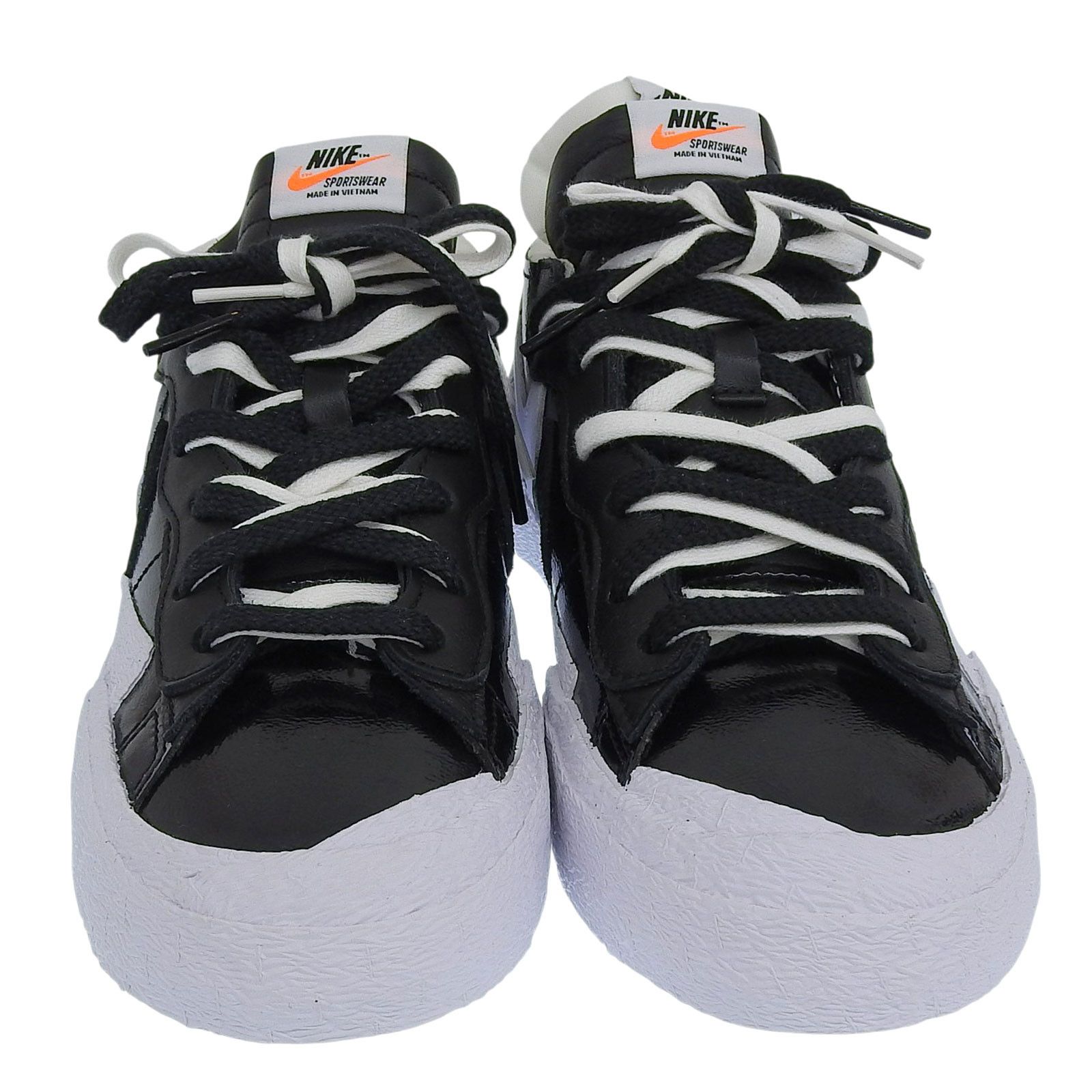 Sacai Sacai Sacai×NIKE BLAZER LOW Leather Sneakers Leather Shoes DM6443-001 DUTY FREE for USA Size ONE SIZE - 4 Thumbnail