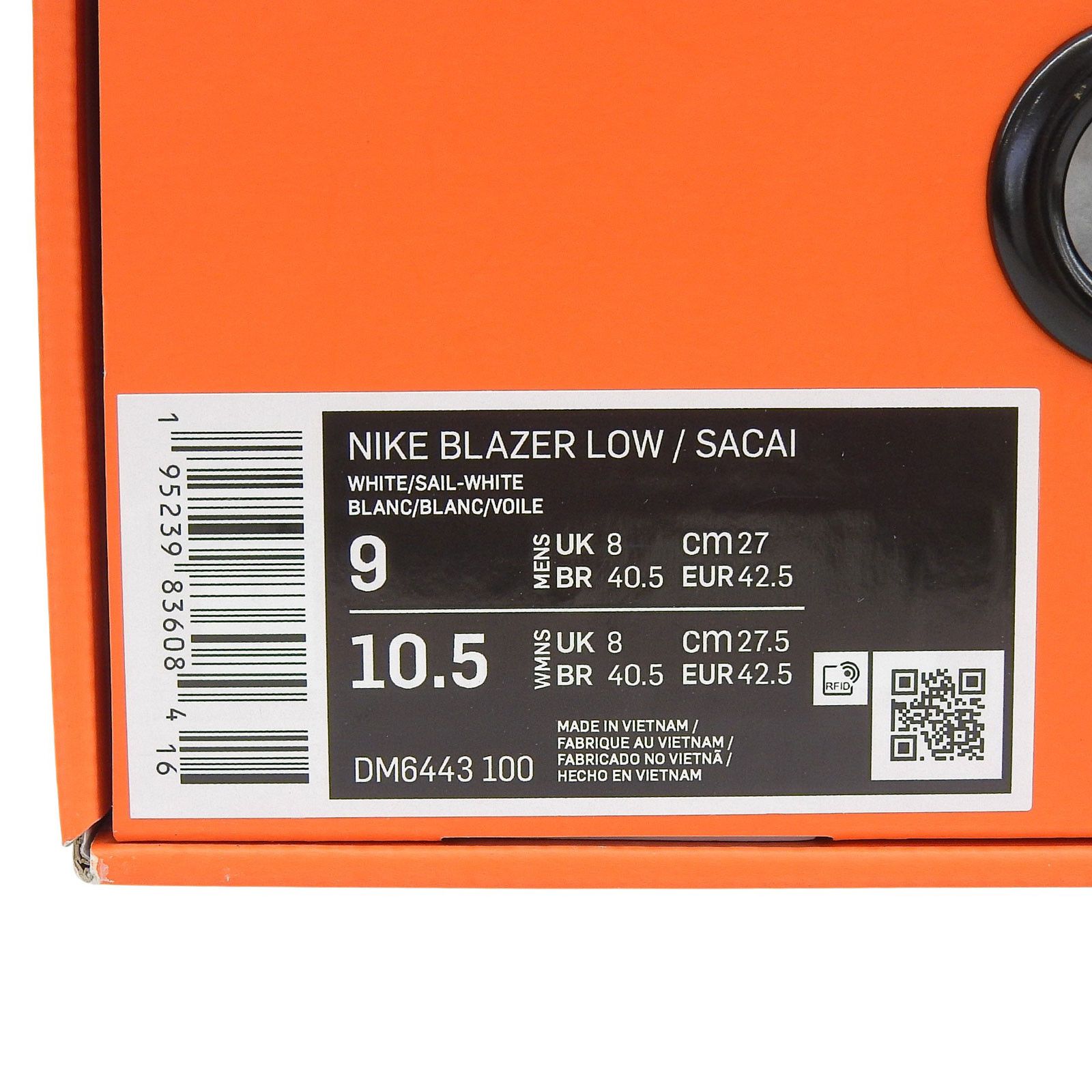 Sacai Sacai Sacai×NIKE BLAZER LOW Leather Sneakers Leather Shoes DM6443-001 DUTY FREE for USA Size ONE SIZE - 10 Thumbnail