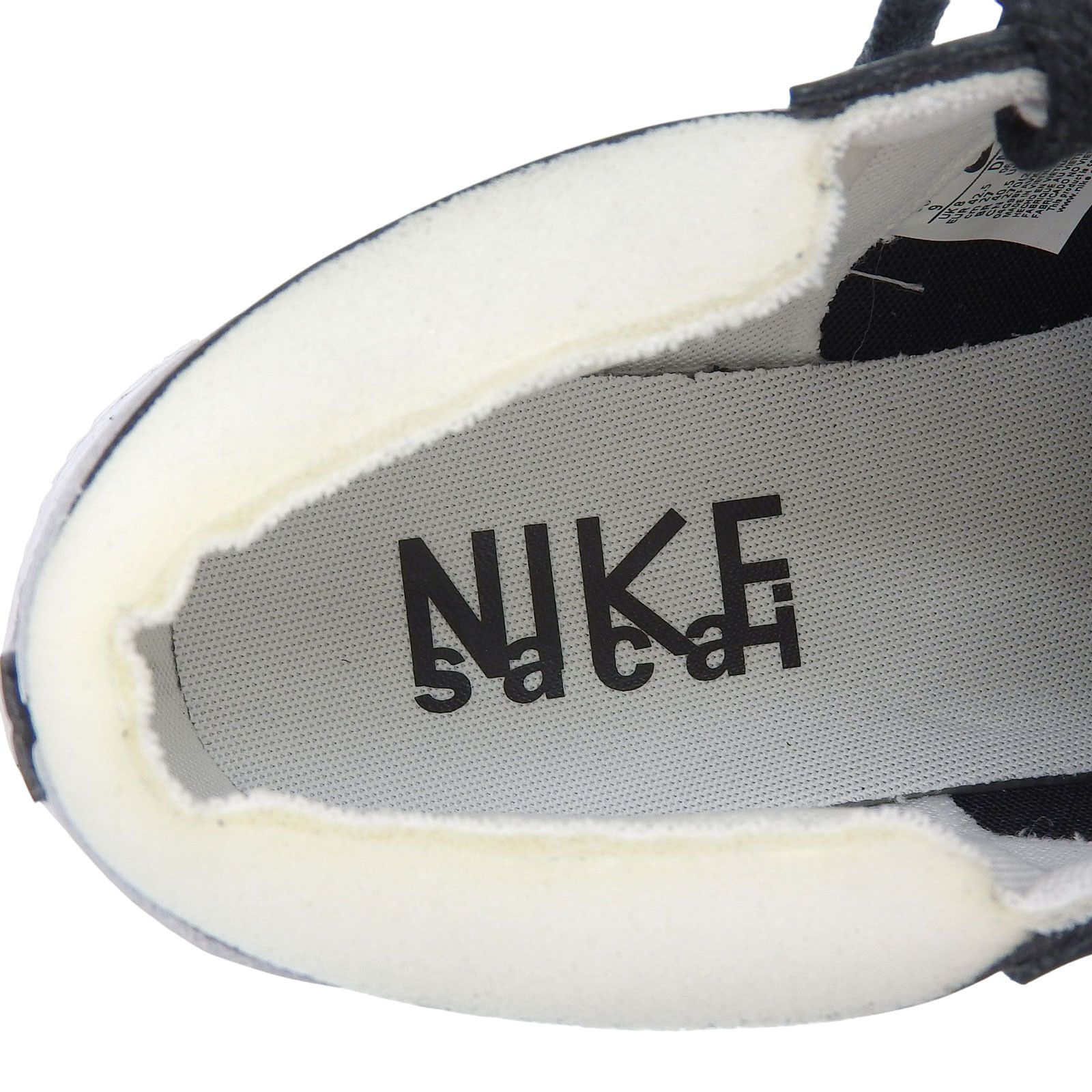 Sacai Sacai Sacai×NIKE BLAZER LOW Leather Sneakers Leather Shoes DM6443-001 DUTY FREE for USA Size ONE SIZE - 8 Thumbnail