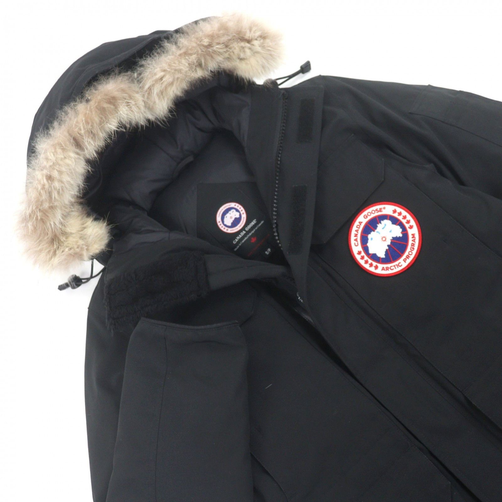 Canada Goose Canada Goose Canada Goose Citadel Down Coyote Fur Jacket Textile Outerwear 4567JM DUTY FREE for USA Size ONE SIZE - 2 Thumbnail