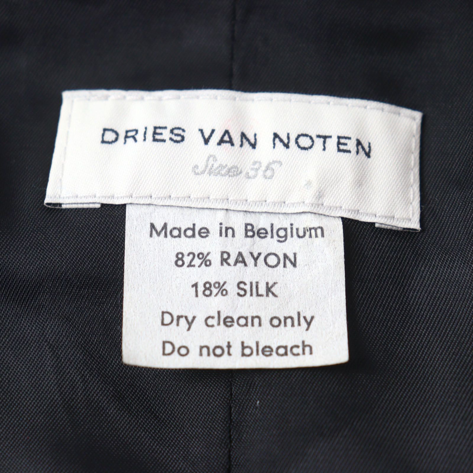 Dries Van Noten Dries Van Noten Dries Van Noten Silk Blend Jacket Textile Outerwear DUTY FREE for USA Size ONE SIZE - 8 Thumbnail