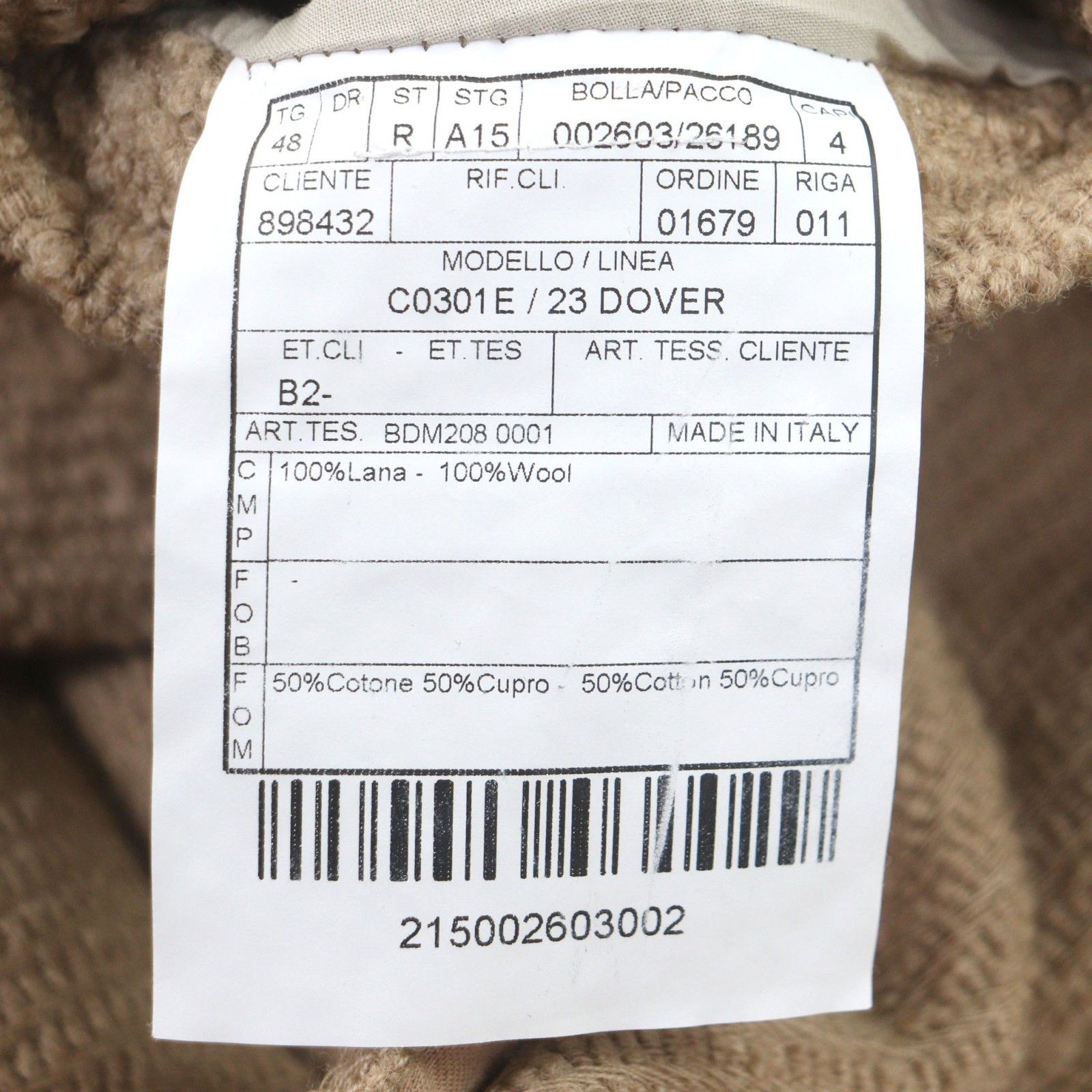 Other Other Boglioli DOVER Wool Coat Textile Outerwear C0301E 23 DOVER DUTY FREE for USA Size ONE SIZE - 10 Thumbnail