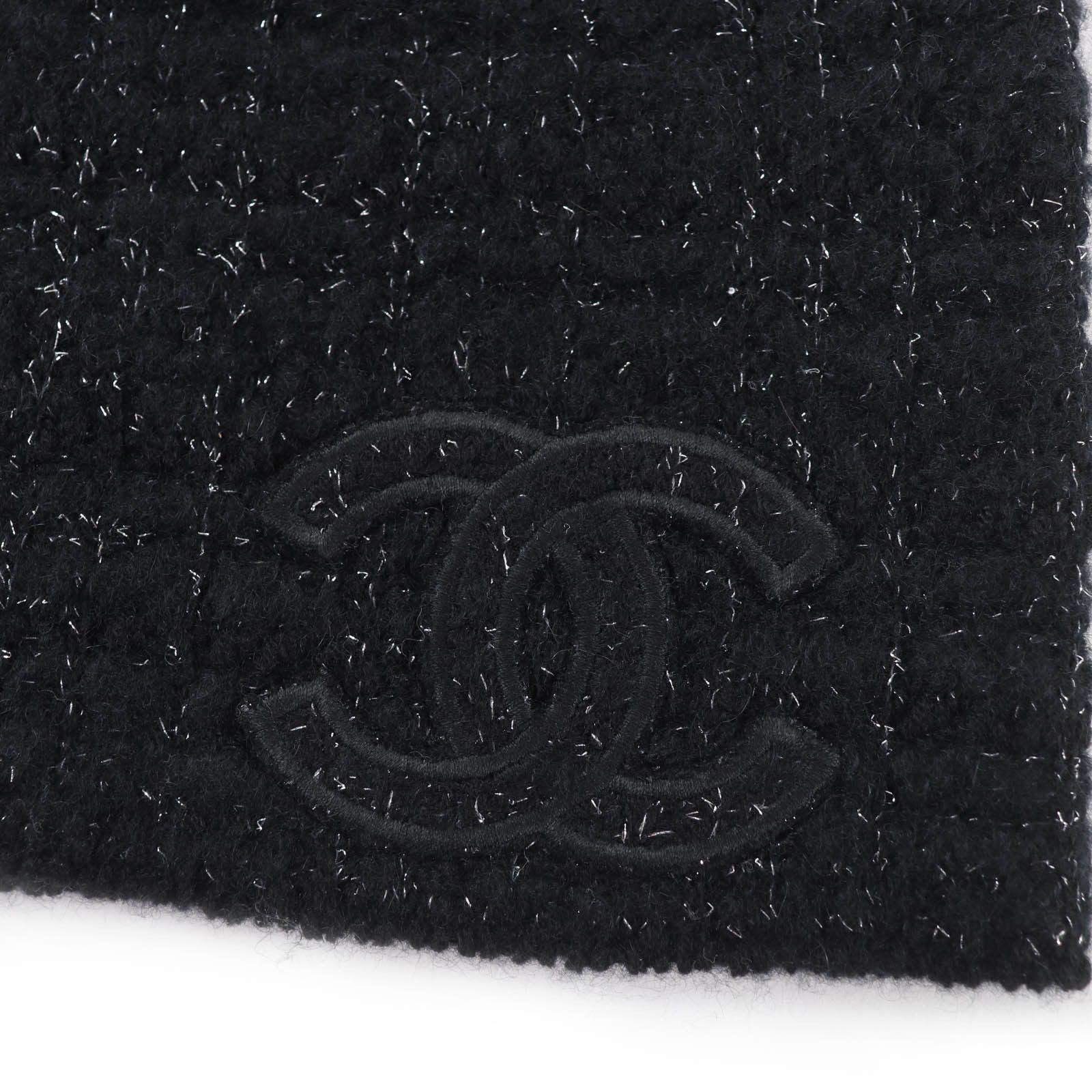 Chanel Chanel CHANEL Tweed Cashmere Knit Cap Textile Hats DUTY FREE for USA Size ONE SIZE - 8 Thumbnail