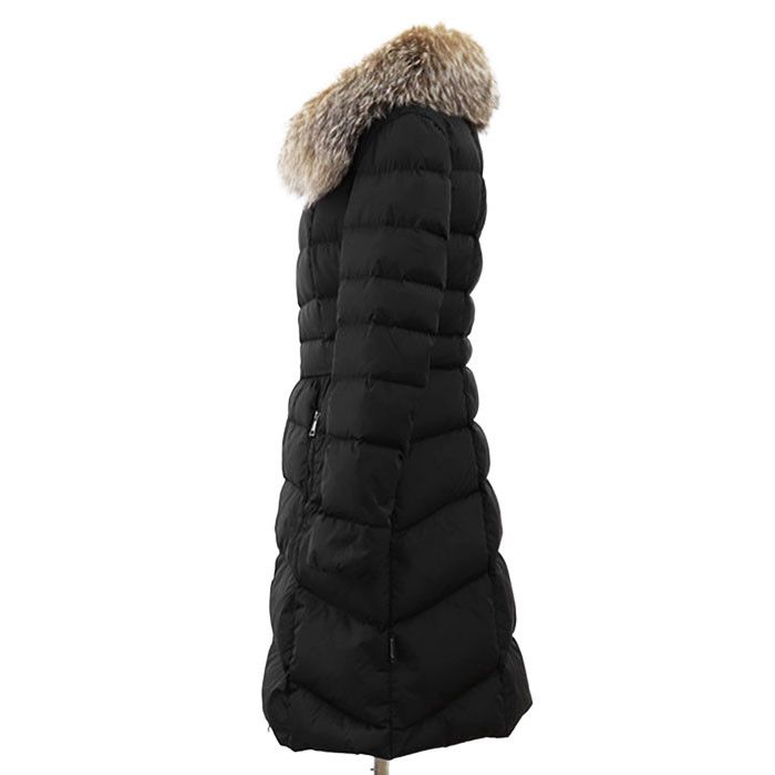 Moncler Moncler Moncler HIRONDELLE Blue Frost Fox Nylon Down Coat Textile Outerwear DUTY FREE for USA Size ONE SIZE - 6 Thumbnail