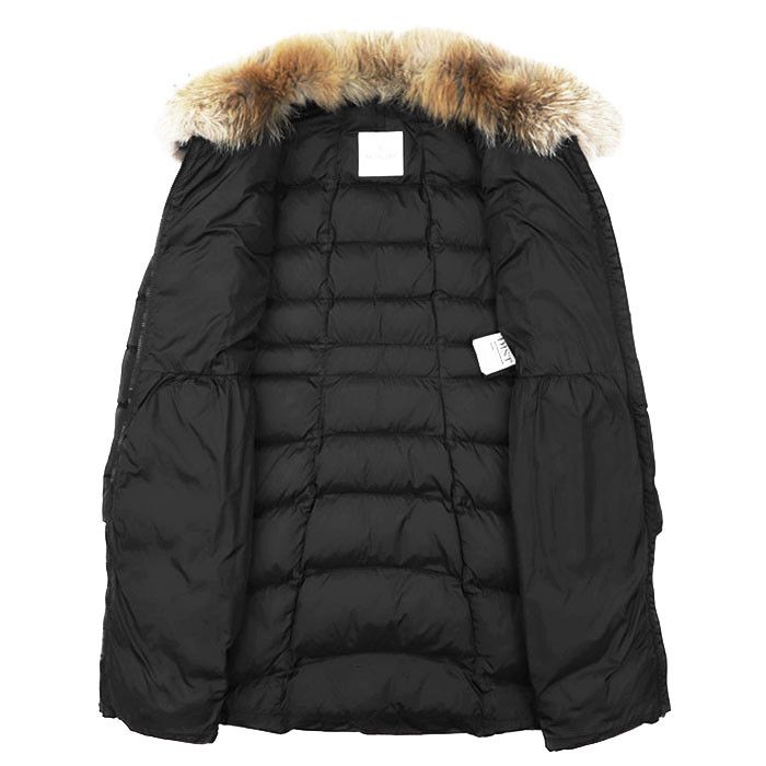 Moncler Moncler Moncler HIRONDELLE Blue Frost Fox Nylon Down Coat Textile Outerwear DUTY FREE for USA Size ONE SIZE - 8 Thumbnail