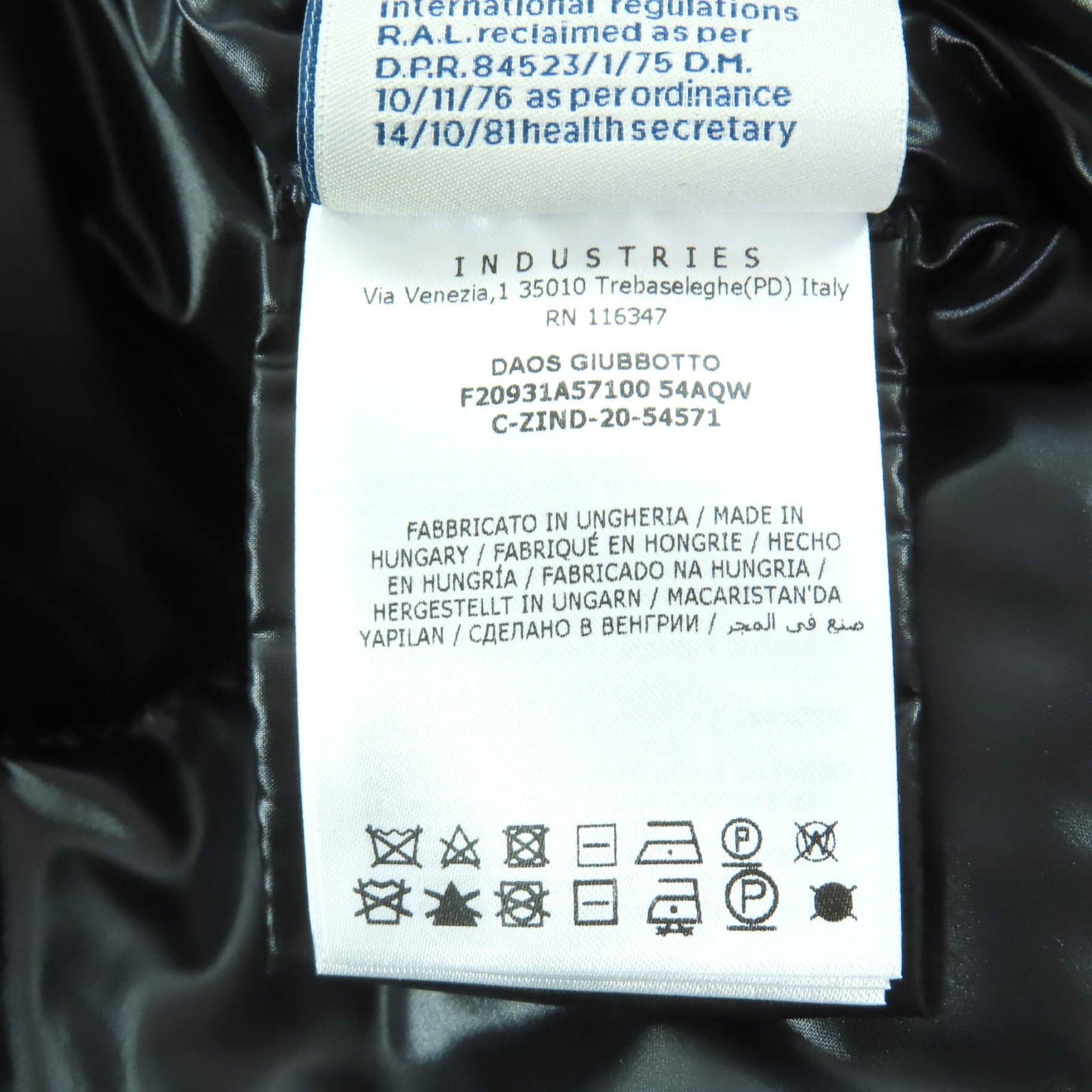 Moncler Moncler Moncler DAOS Rayon Down Jacket Textile Outerwear DUTY FREE for USA Size ONE SIZE - 10 Thumbnail
