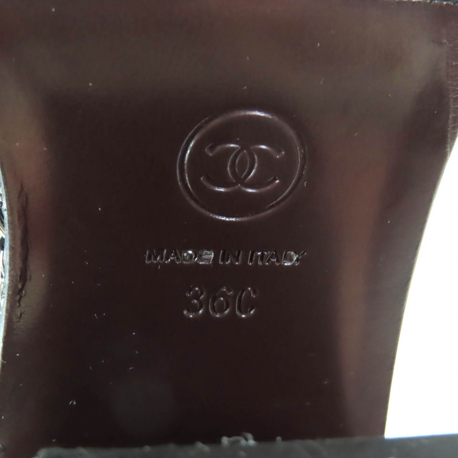 Chanel Chanel CHANEL Black Leather Knee-high Boots Leather Shoes G30379 DUTY FREE for USA Size ONE SIZE - 12 Thumbnail