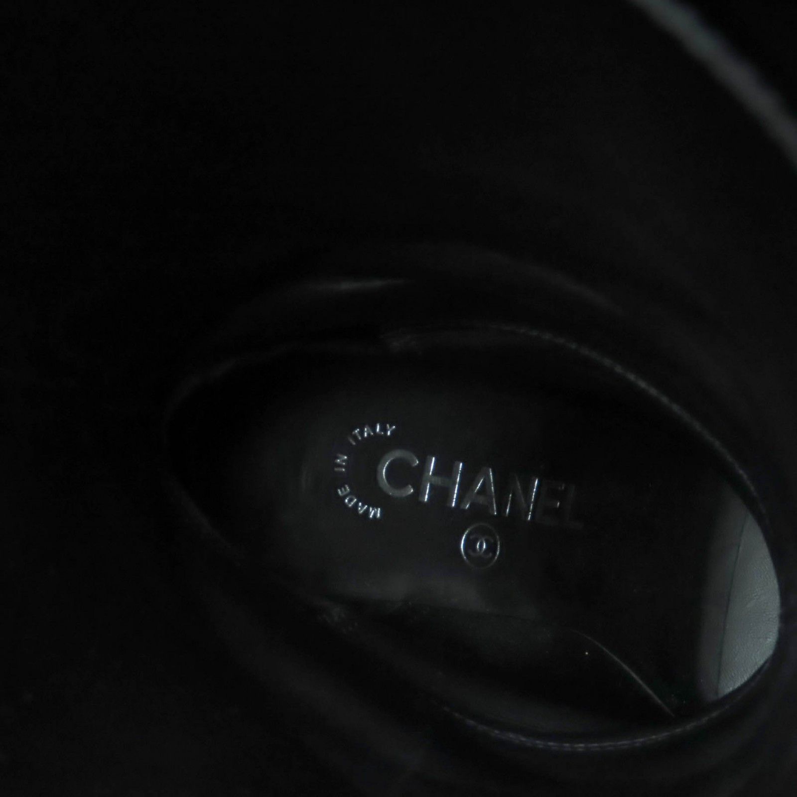 Chanel Chanel CHANEL Black Leather Knee-high Boots Leather Shoes G30379 DUTY FREE for USA Size ONE SIZE - 10 Thumbnail