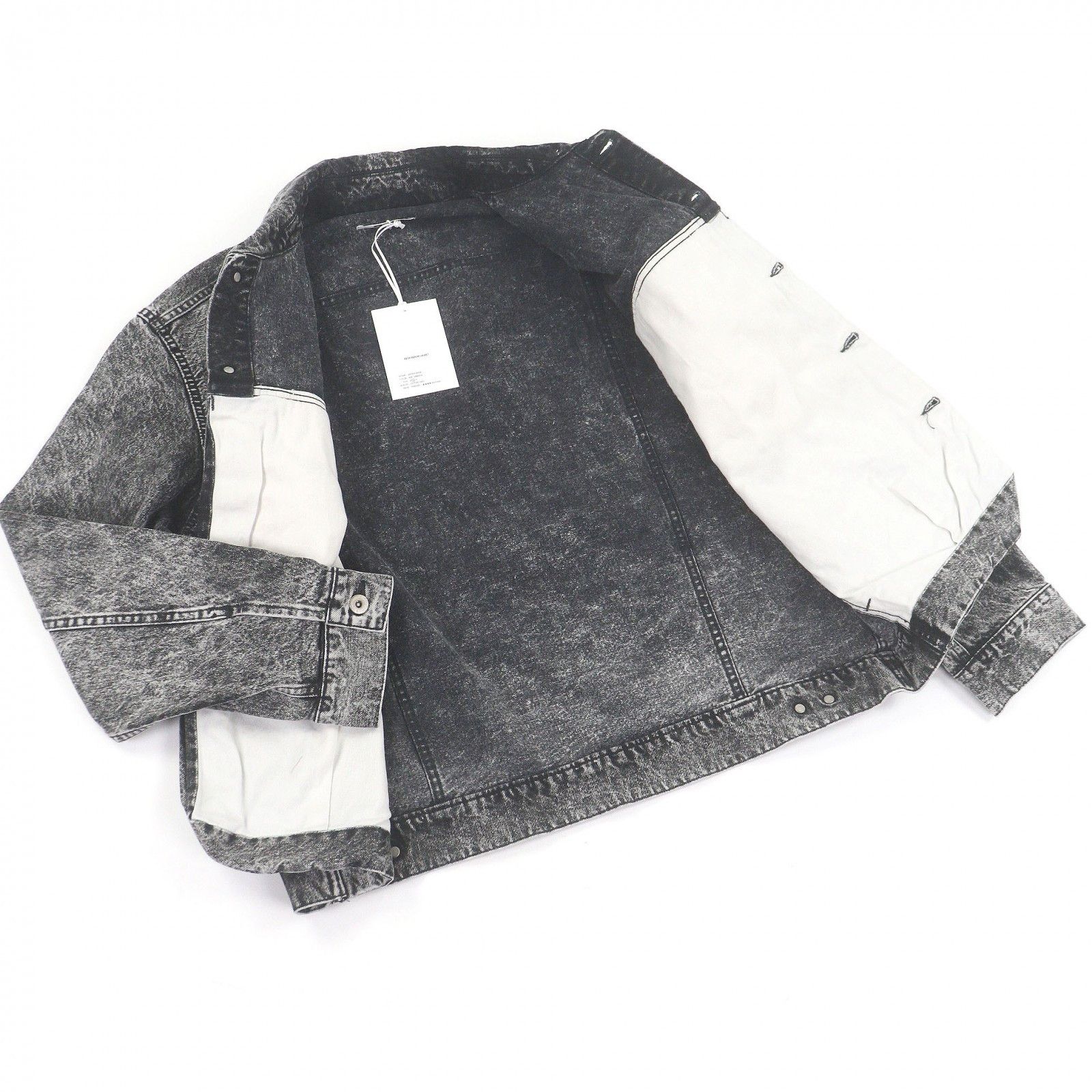 Other Other NTN BETA DENIM JACKET Cotton Denim Jacket Textile Outerwear 24-NF018059 DUTY FREE for USA Size ONE SIZE - 3 Thumbnail