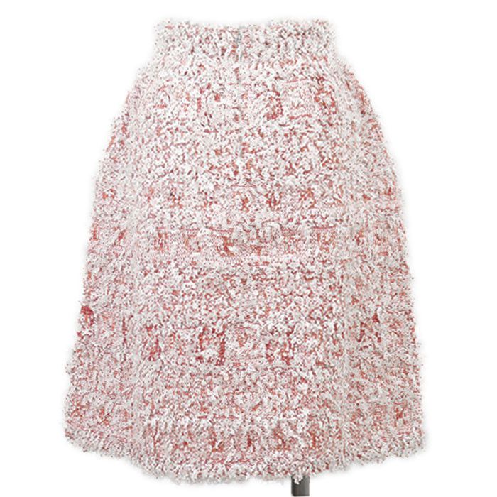 Chanel Chanel Chanel Fancy Tweed Ribbon Mixed Fiber Skirt Textile Skirts P58527 DUTY FREE for USA Size ONE SIZE - 5 Thumbnail