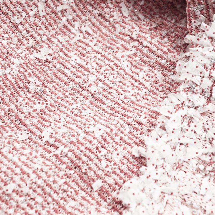 Chanel Chanel Chanel Fancy Tweed Ribbon Mixed Fiber Skirt Textile Skirts P58527 DUTY FREE for USA Size ONE SIZE - 16 Thumbnail