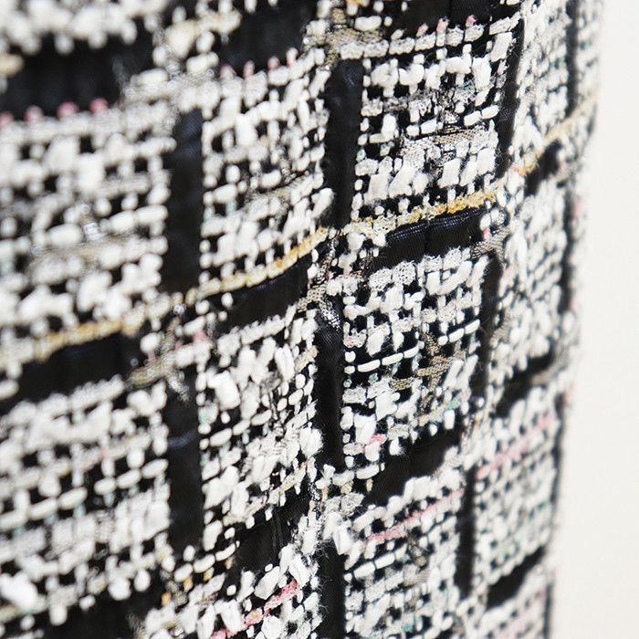 Chanel Chanel Chanel Fancy Tweed Metallic Block Check Skirt Textile Skirts P53785 DUTY FREE for USA Size ONE SIZE - 12 Thumbnail