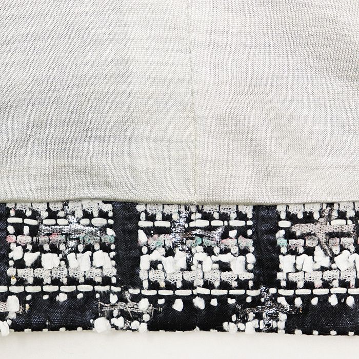 Chanel Chanel Chanel Fancy Tweed Metallic Block Check Skirt Textile Skirts P53785 DUTY FREE for USA Size ONE SIZE - 9 Thumbnail