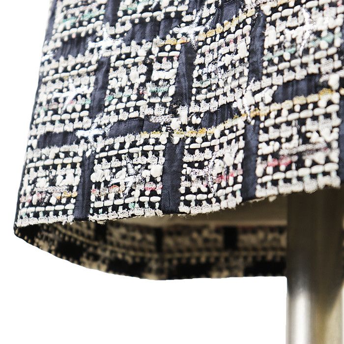 Chanel Chanel Chanel Fancy Tweed Metallic Block Check Skirt Textile Skirts P53785 DUTY FREE for USA Size ONE SIZE - 11 Thumbnail