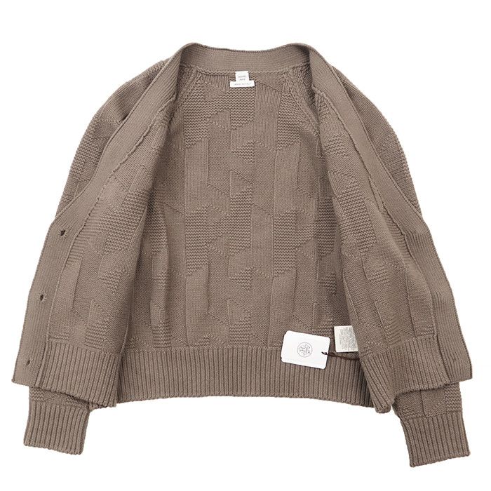 Hermes Hermes Hermès Virgin Wool Knit Cardigan Textile Tops DUTY FREE for USA Size ONE SIZE - 8 Thumbnail