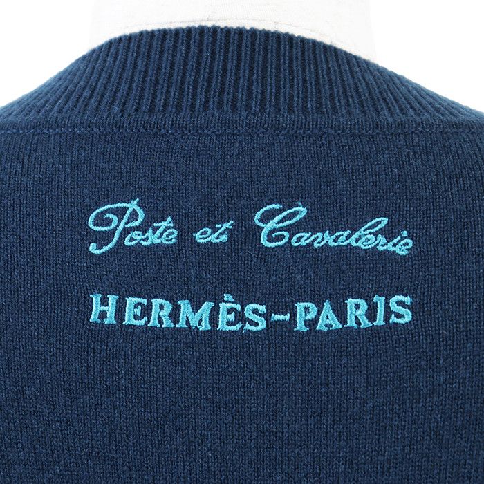 Hermes Hermes Hermès Poste et Cavalerie36 100% Cashmere Dress Textile Dresses DUTY FREE for USA Size ONE SIZE - 6 Thumbnail