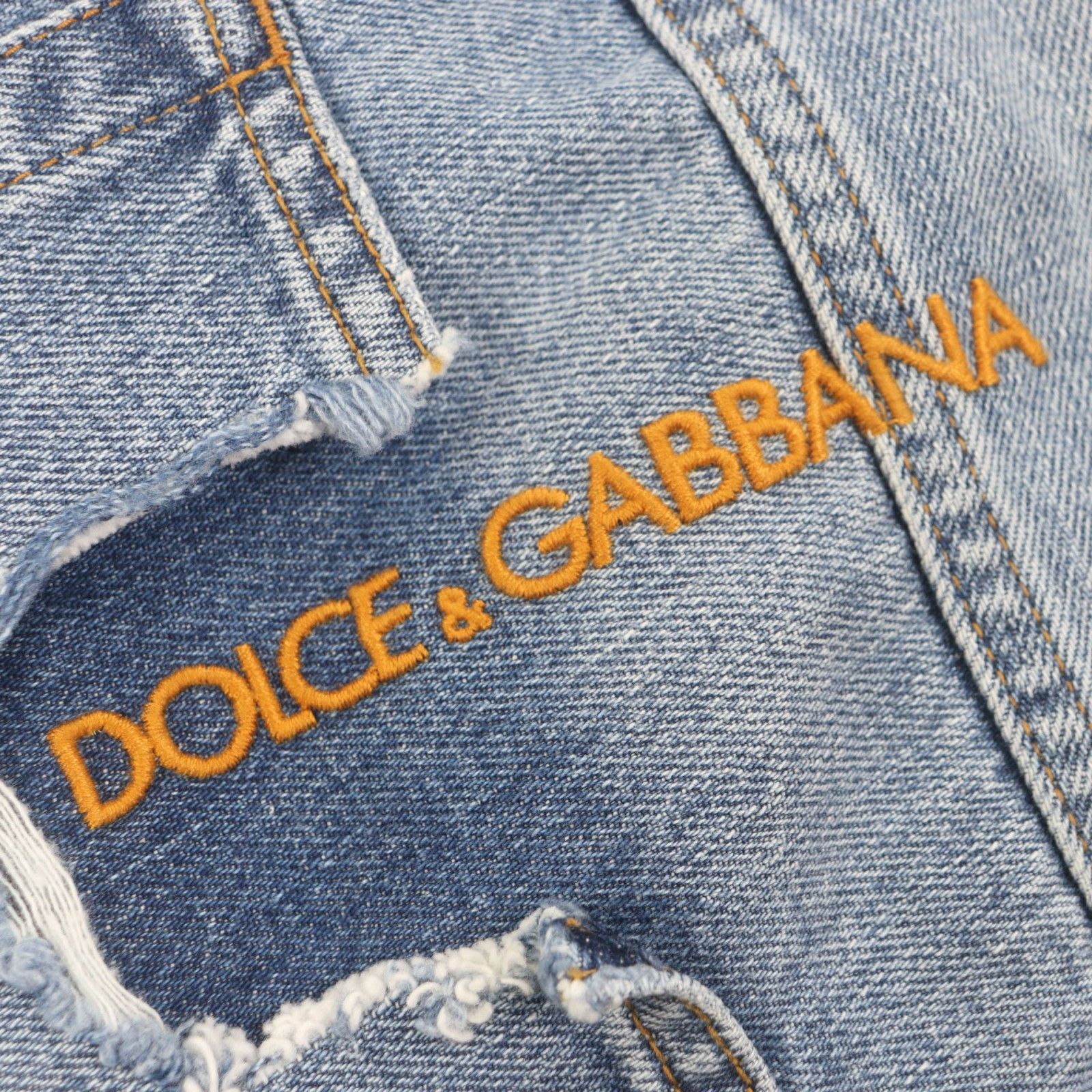 Dolce & Gabbana Dolce & Gabbana Dolce&Gabbana Denim Cotton Pants Textile Jeans J301AD DUTY FREE for USA Size ONE SIZE - 5 Thumbnail