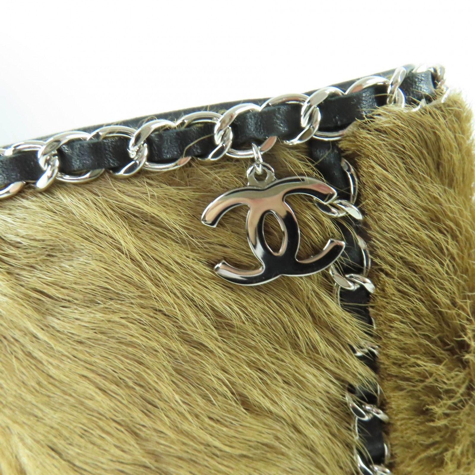 Chanel Chanel CHANEL Coco Charm Fur Patent Leather Knee-high Boots Leather Shoes G34215 DUTY FREE for USA Size ONE SIZE - 8 Thumbnail