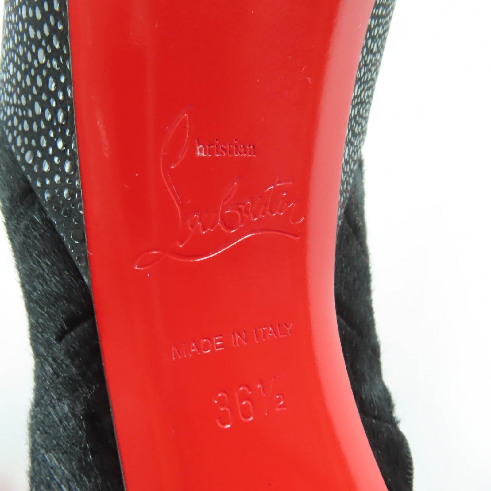Christian Louboutin Christian Louboutin Christian Louboutin BENICHOCHOTTE 110 Patent Leather Short Boots Leather Shoes BENICHOCHOTTE110 DUTY FREE for USA Size ONE SIZE - 10 Thumbnail
