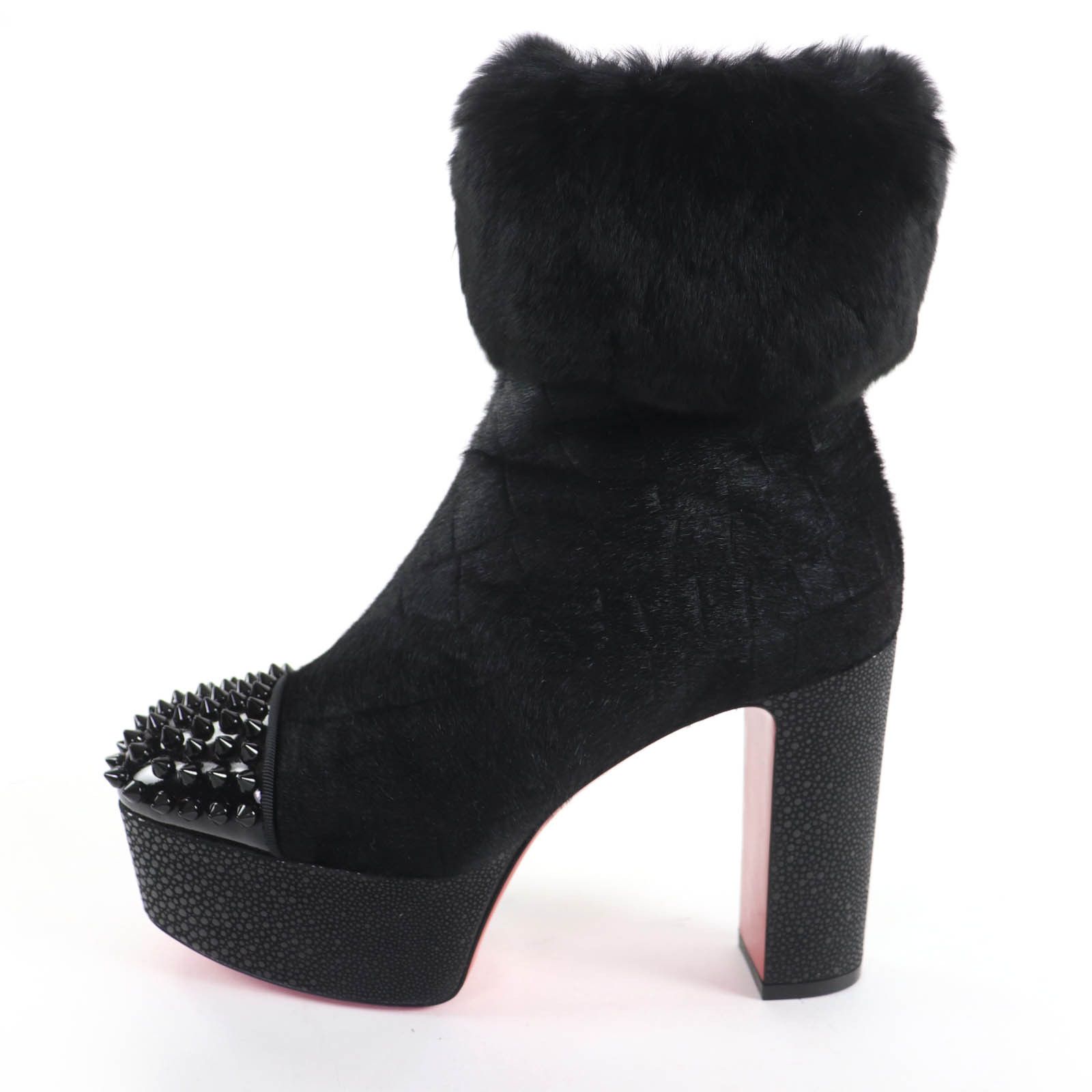 Christian Louboutin Christian Louboutin Christian Louboutin BENICHOCHOTTE 110 Patent Leather Short Boots Leather Shoes BENICHOCHOTTE110 DUTY FREE for USA Size ONE SIZE - 5 Thumbnail