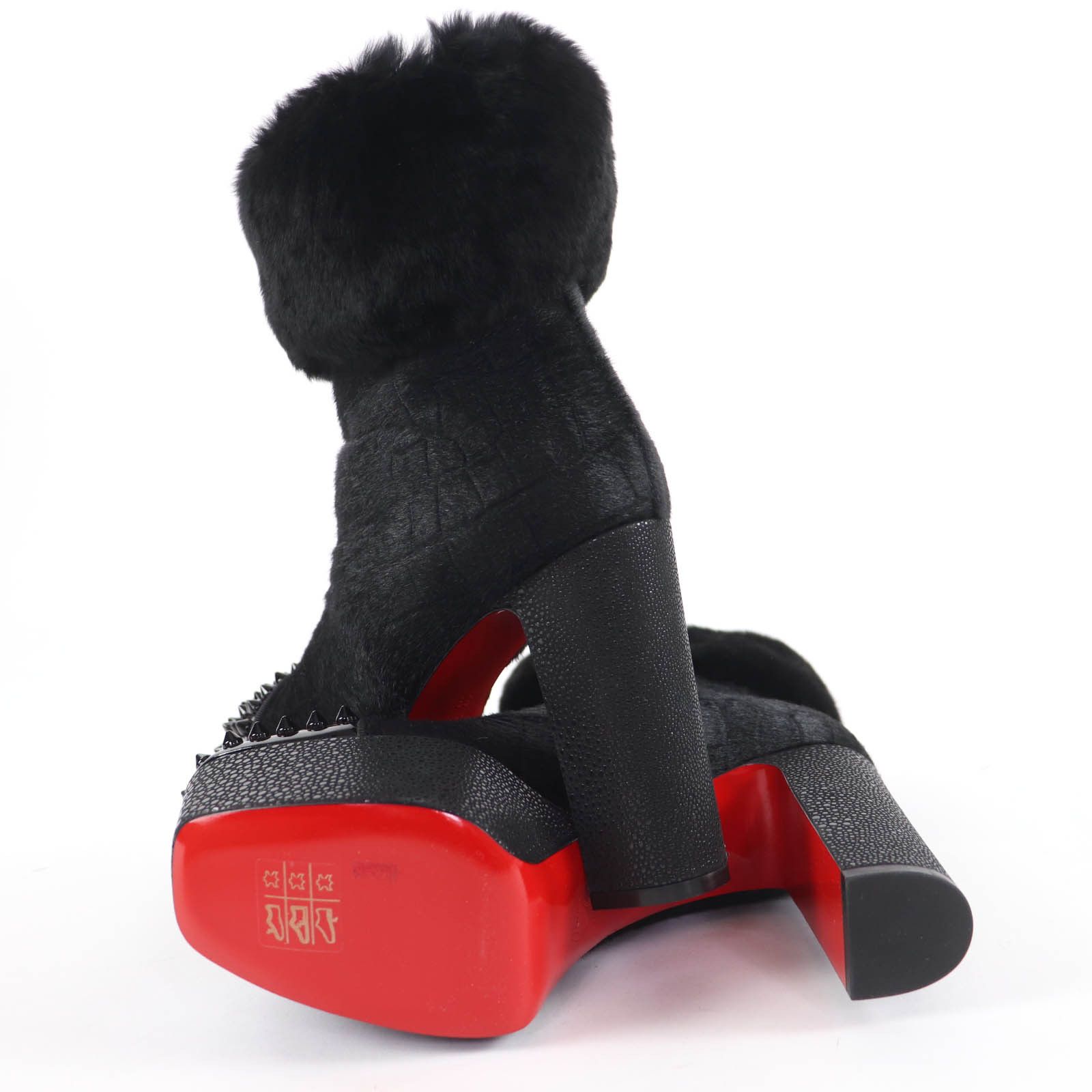 Christian Louboutin Christian Louboutin Christian Louboutin BENICHOCHOTTE 110 Patent Leather Short Boots Leather Shoes BENICHOCHOTTE110 DUTY FREE for USA Size ONE SIZE - 7 Thumbnail