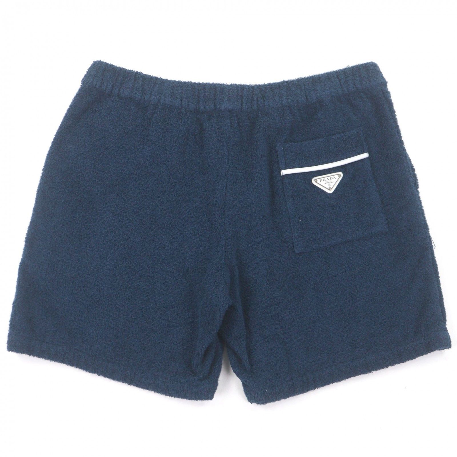 Prada Prada Prada Triangle logo Cotton Shorts Textile Shorts DUTY FREE for USA Size ONE SIZE - 2 Thumbnail