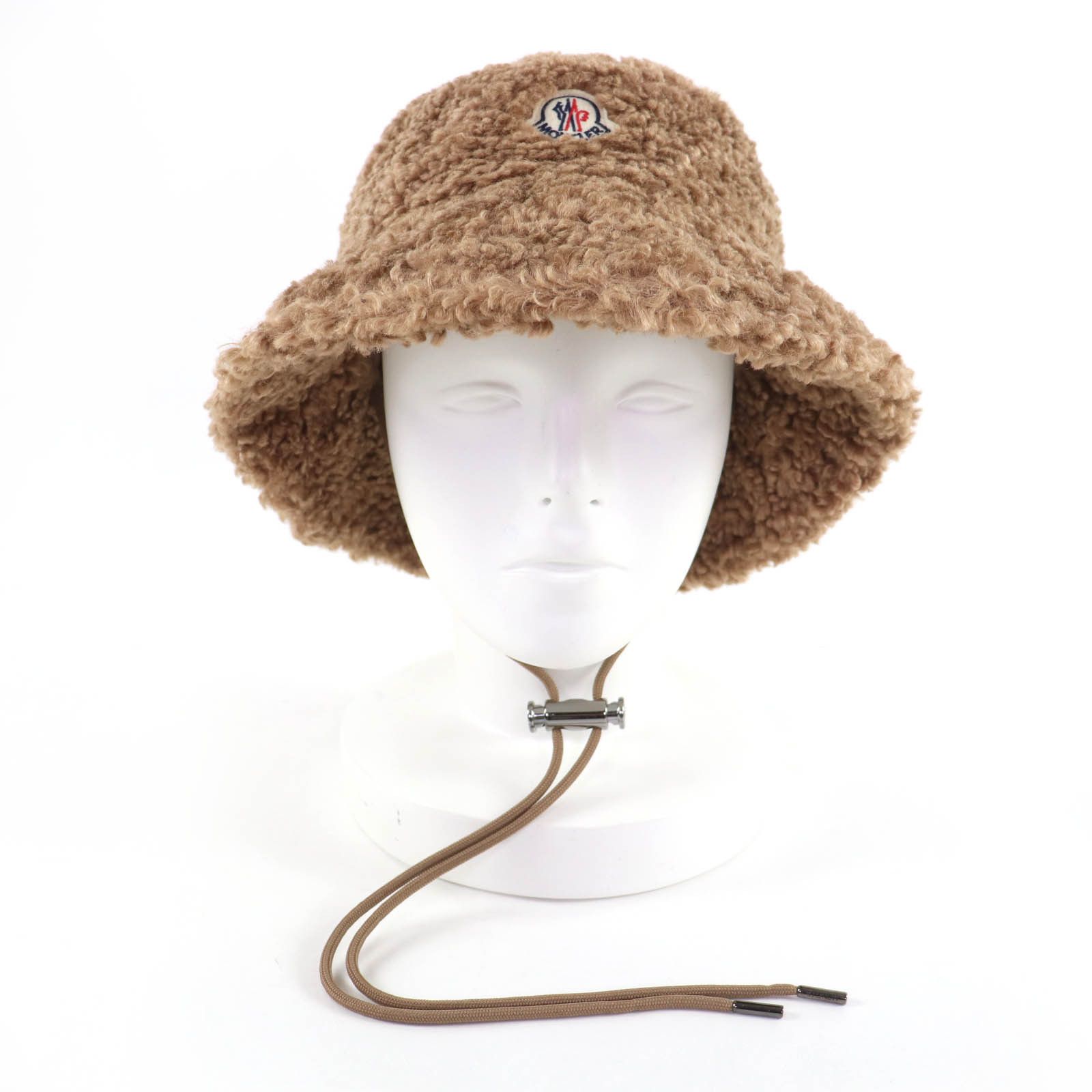 Moncler Moncler MONCLER BERRETTO Logo Patch Boa Polyester Bucket Hat Textile Hats DUTY FREE for USA Size ONE SIZE - 2 Thumbnail