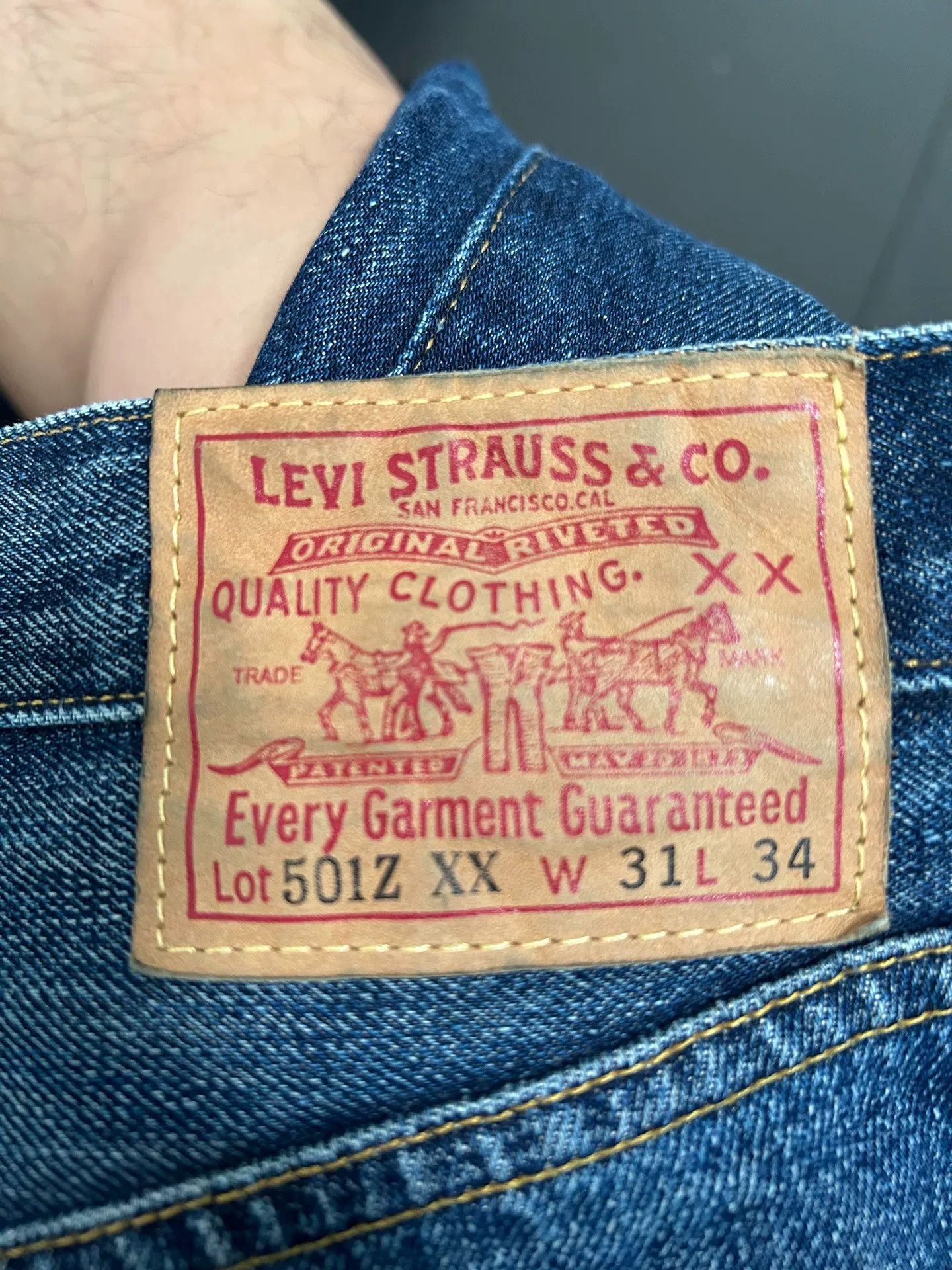 Levi's Vintage Clothing Levi's LVC54501 USA-Made Jeans Size US 31 - 3 Thumbnail
