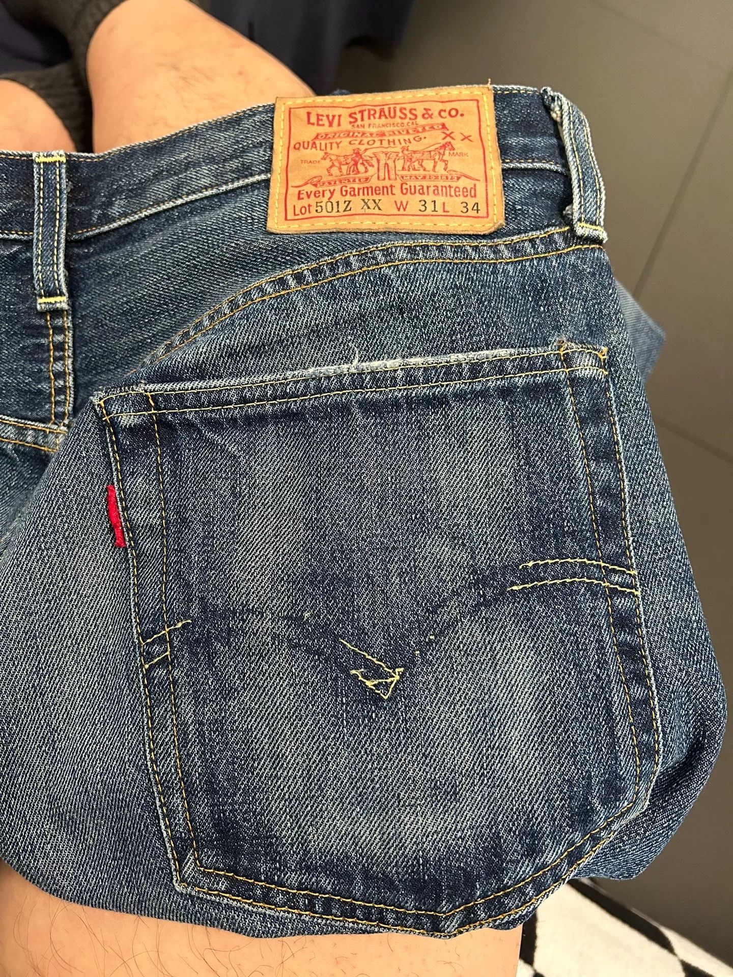 Levi's Vintage Clothing Levi's LVC54501 USA-Made Jeans Size US 31 - 4 Thumbnail